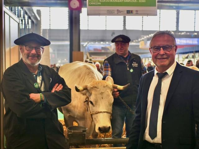 Avec le président du Conseil Départemental