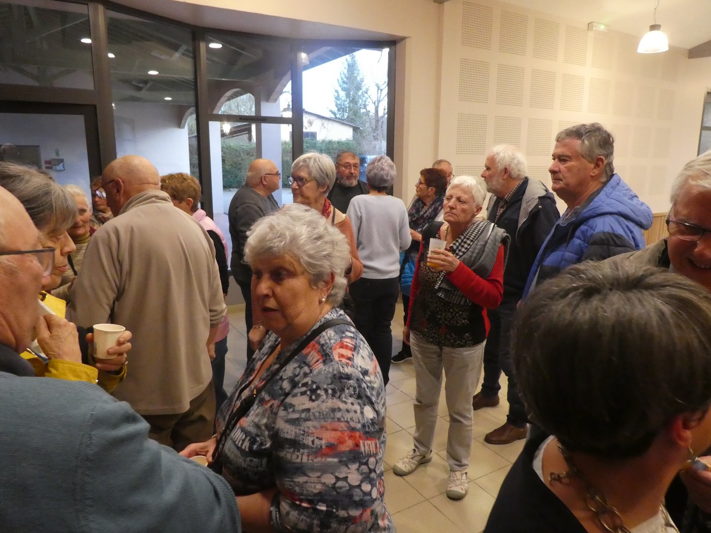 A la fin , un moment de convivialité