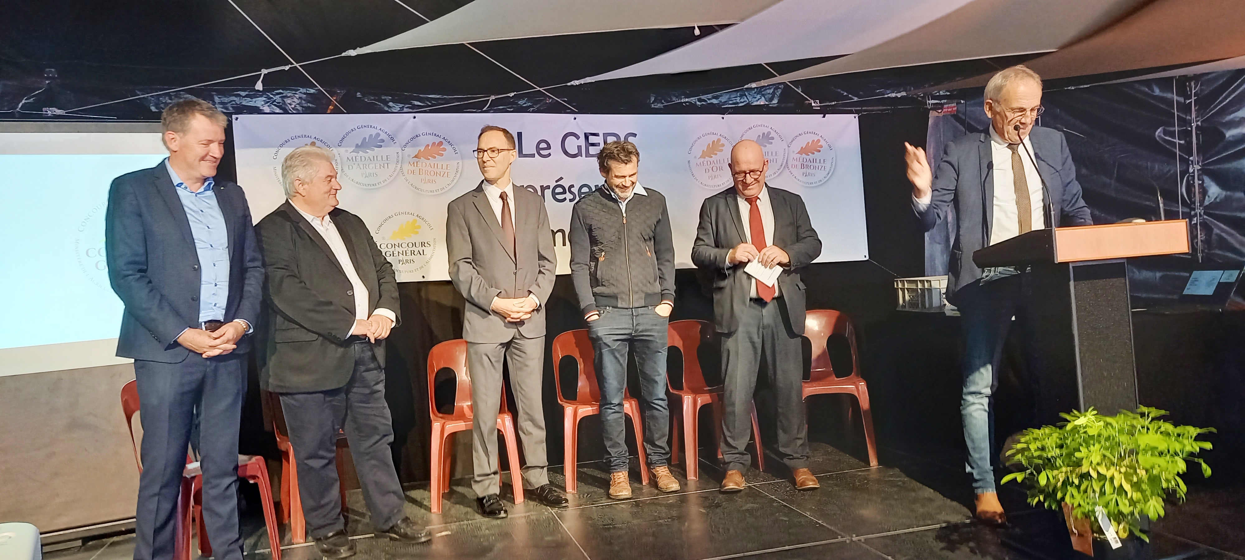 Olivier Alleman, Bernard Gendre, Jean-Sébastien Boucard, Vincent Casassus, Bernard Malabirade et Christian Laprébende.
