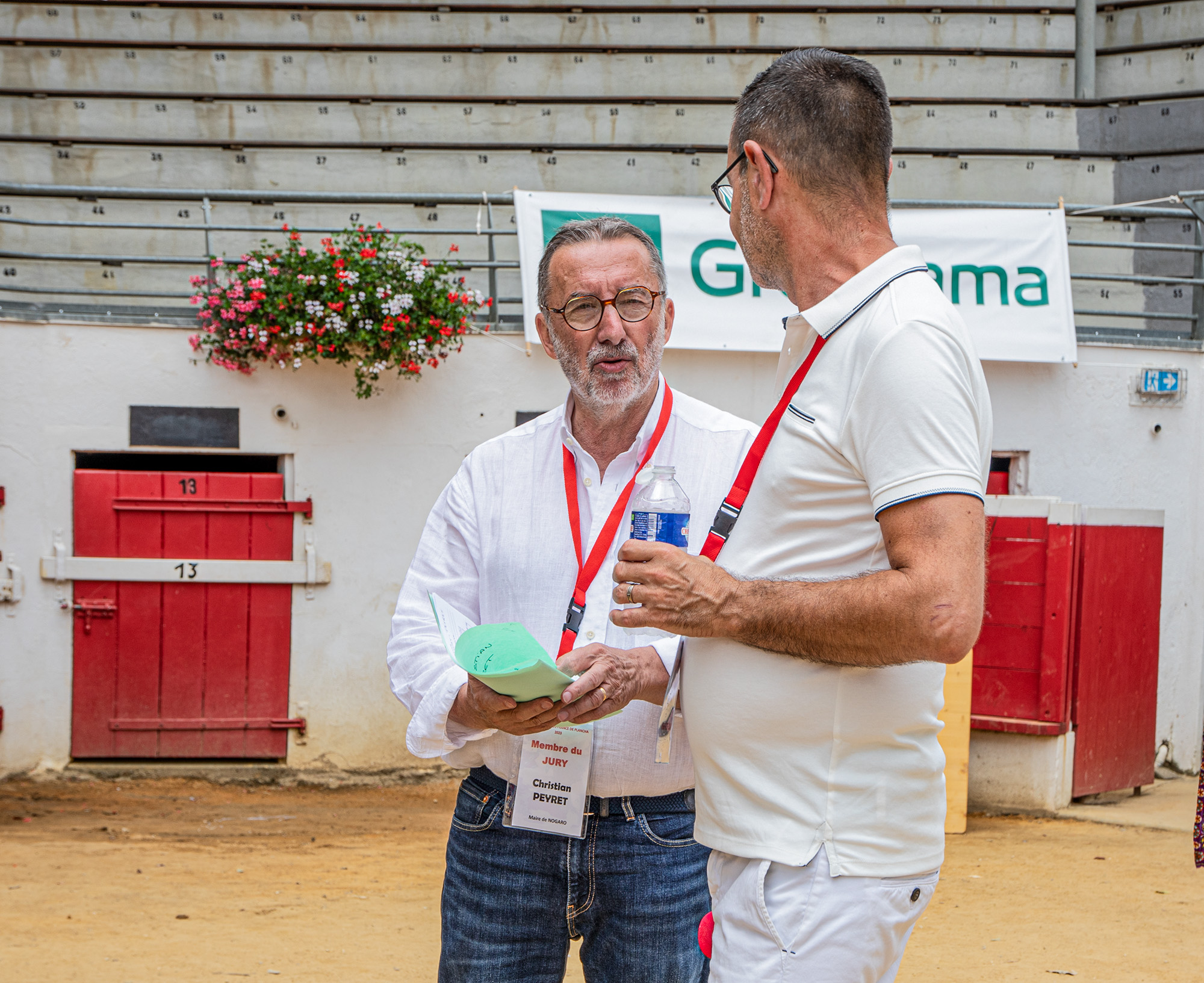 9 Christian Peyret avec l'animateur Claude