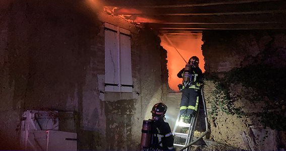 incendie sarrant ©SDIS32