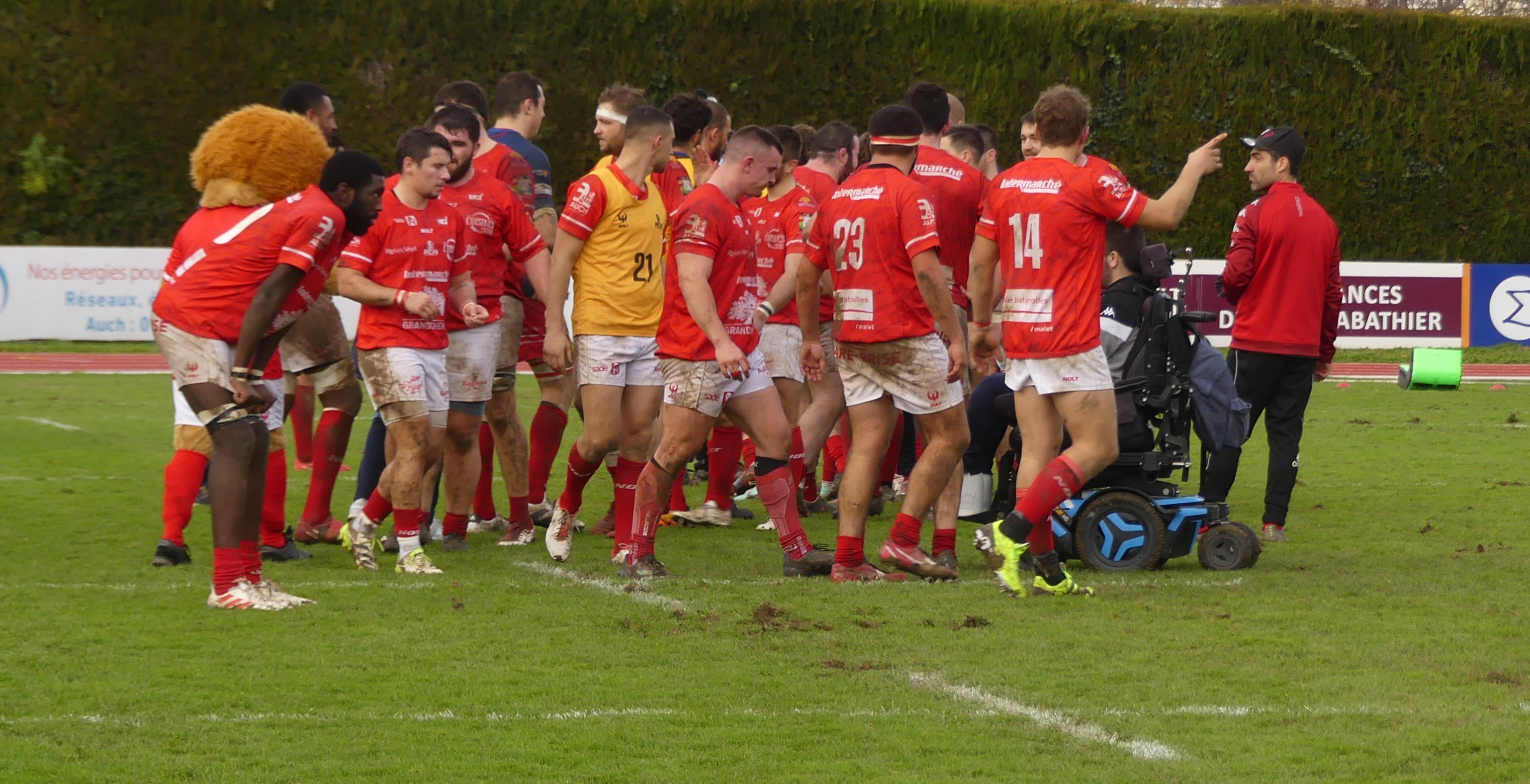 Le groupe auscitain heureux de sa victoire.