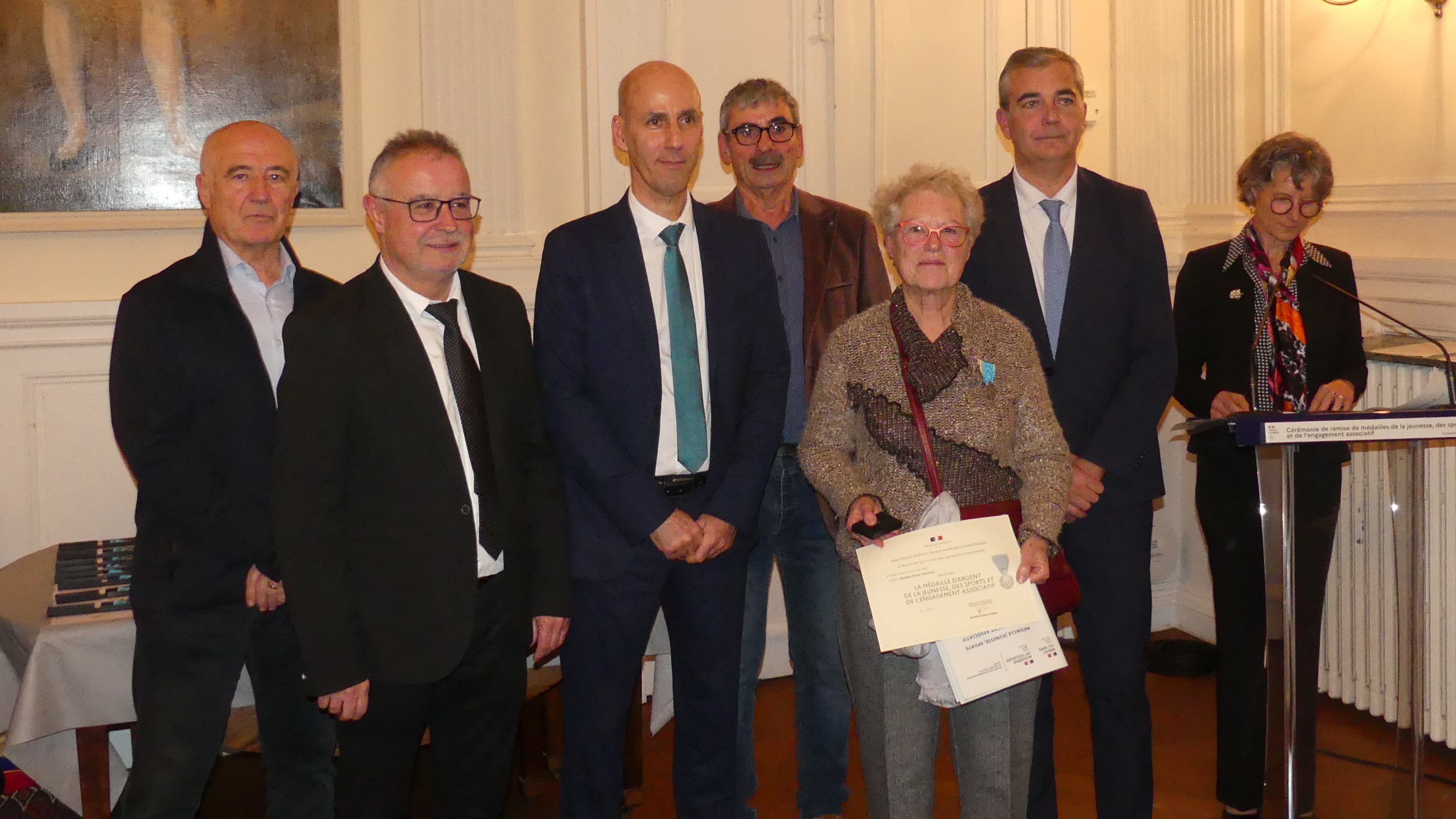 THOUMINE Eliane   Simorre   médaillée d'argent