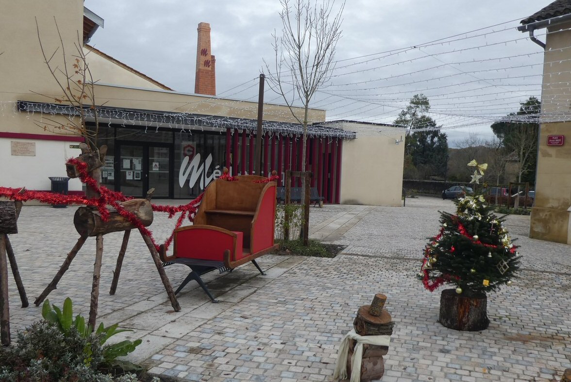 Le traîneau prêt à partir pour la tournée