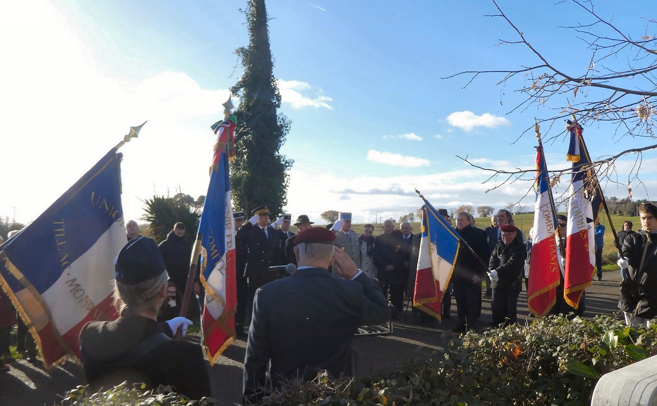 Les porte-drapeaux toujours fidèles à de tels hommages