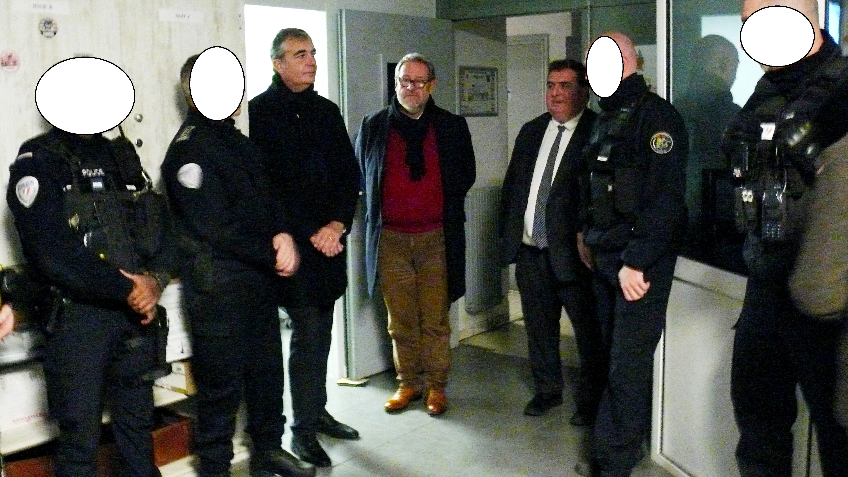Accueil au commissariat.