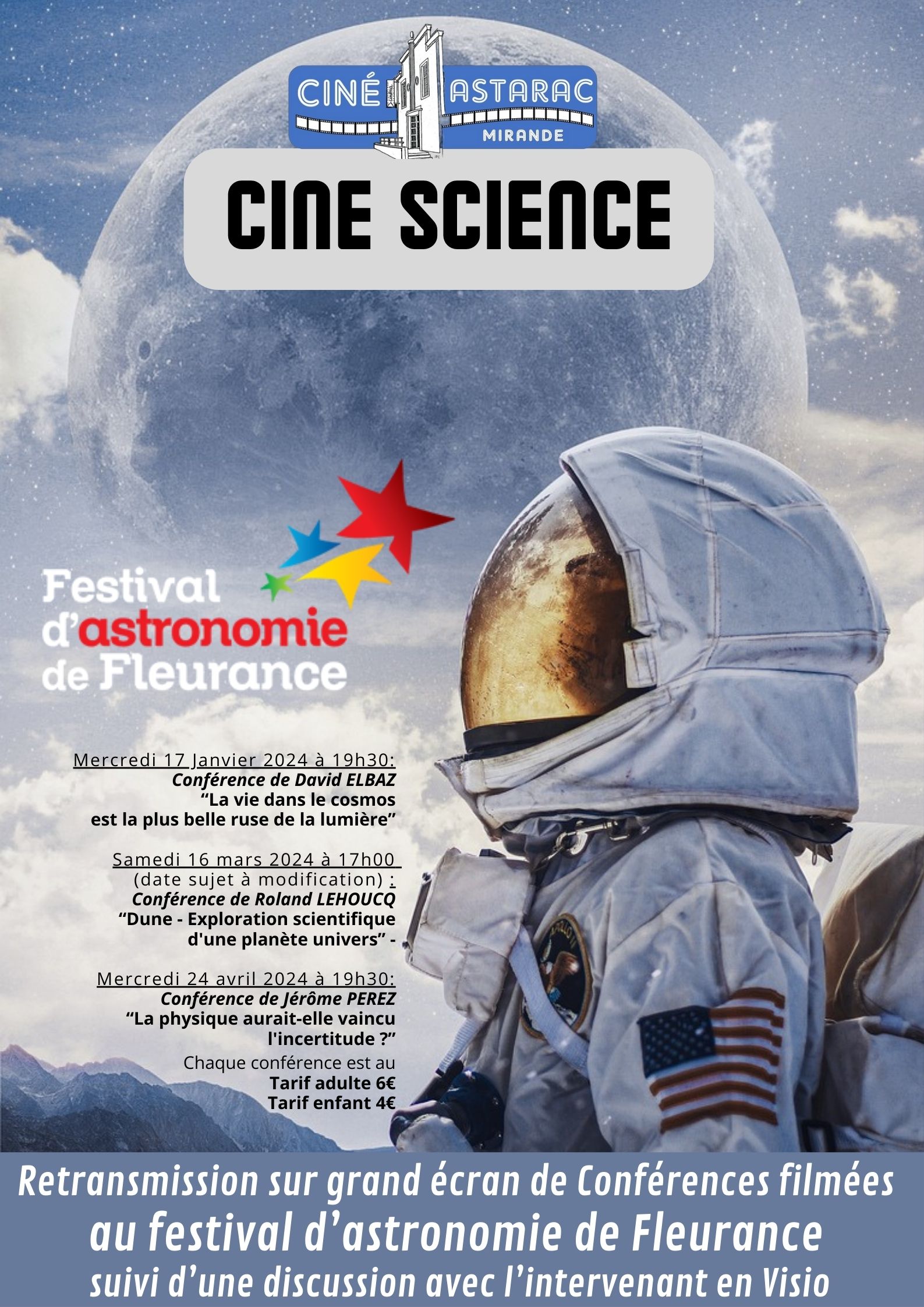 Affiche "La tête dans les étoiles"
