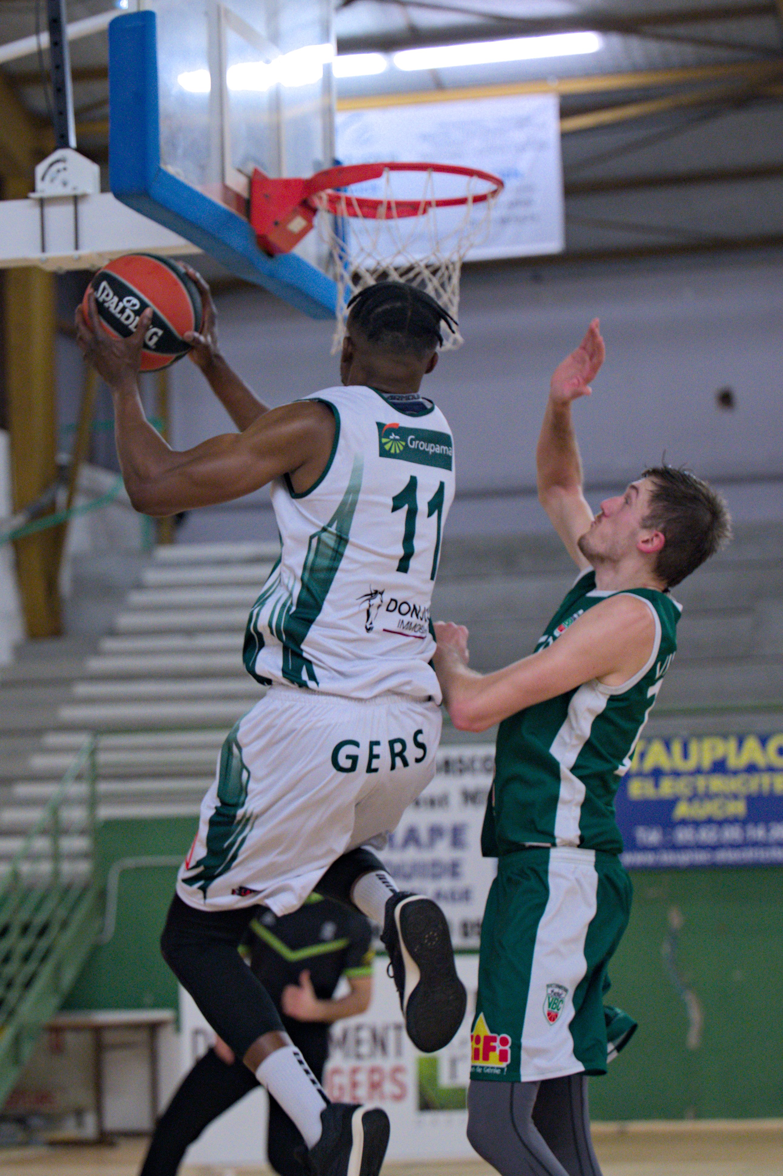 Rodrigue Munsi Kaniki, meilleur marqueur de la soirée avec 23 points.