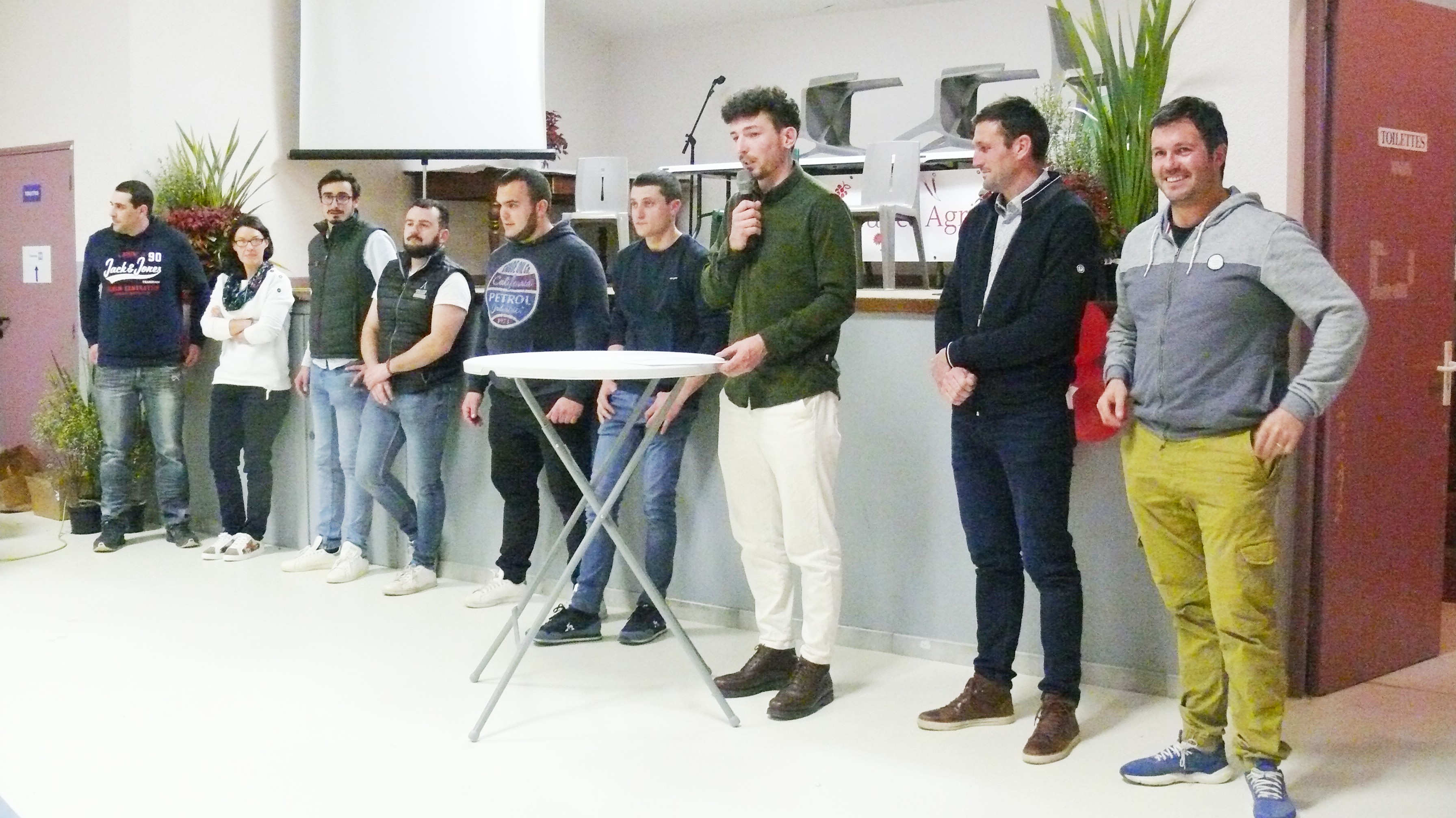Le nouveau bureau des JA 32.