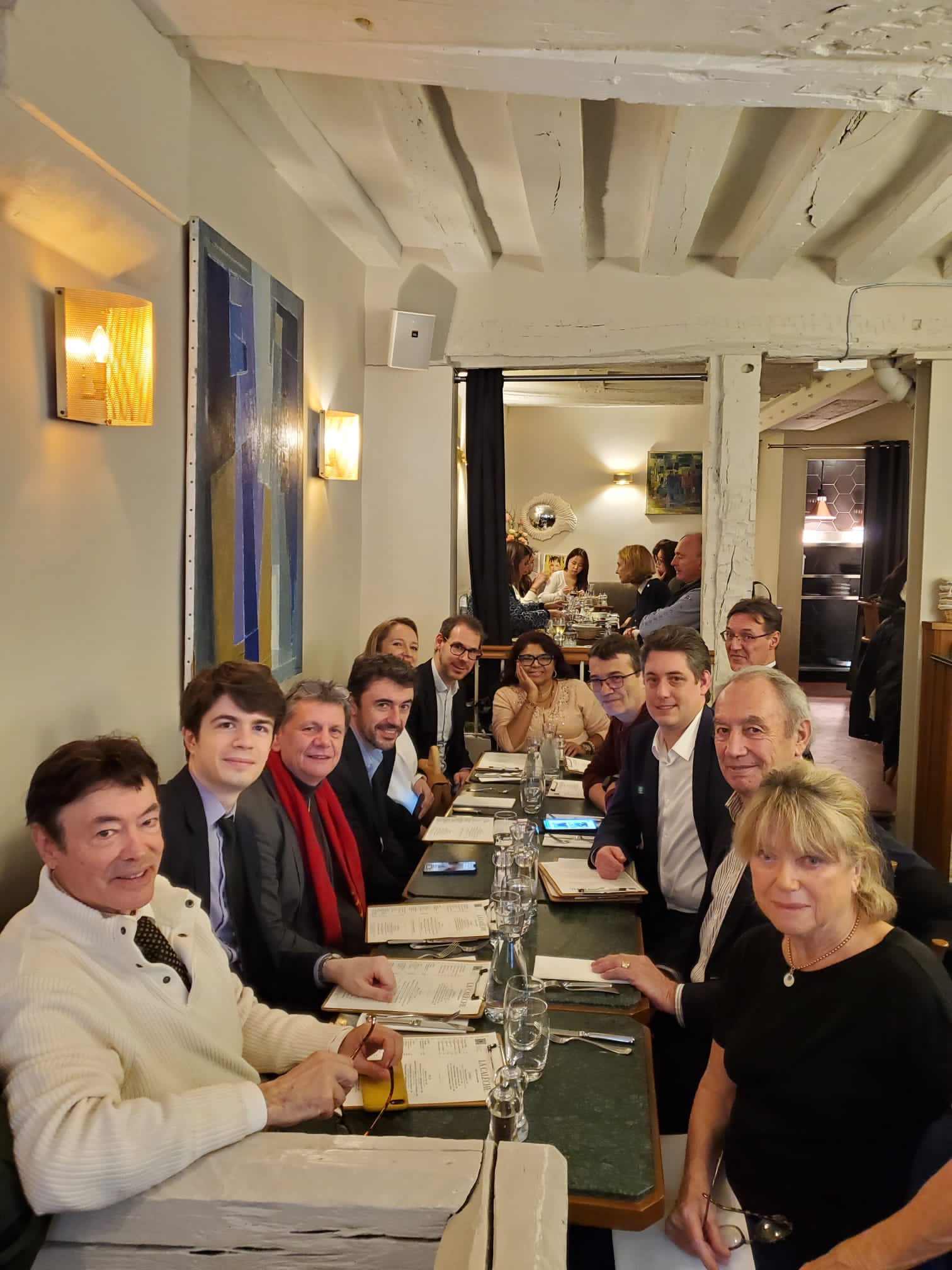 Repas des candidats de la liste