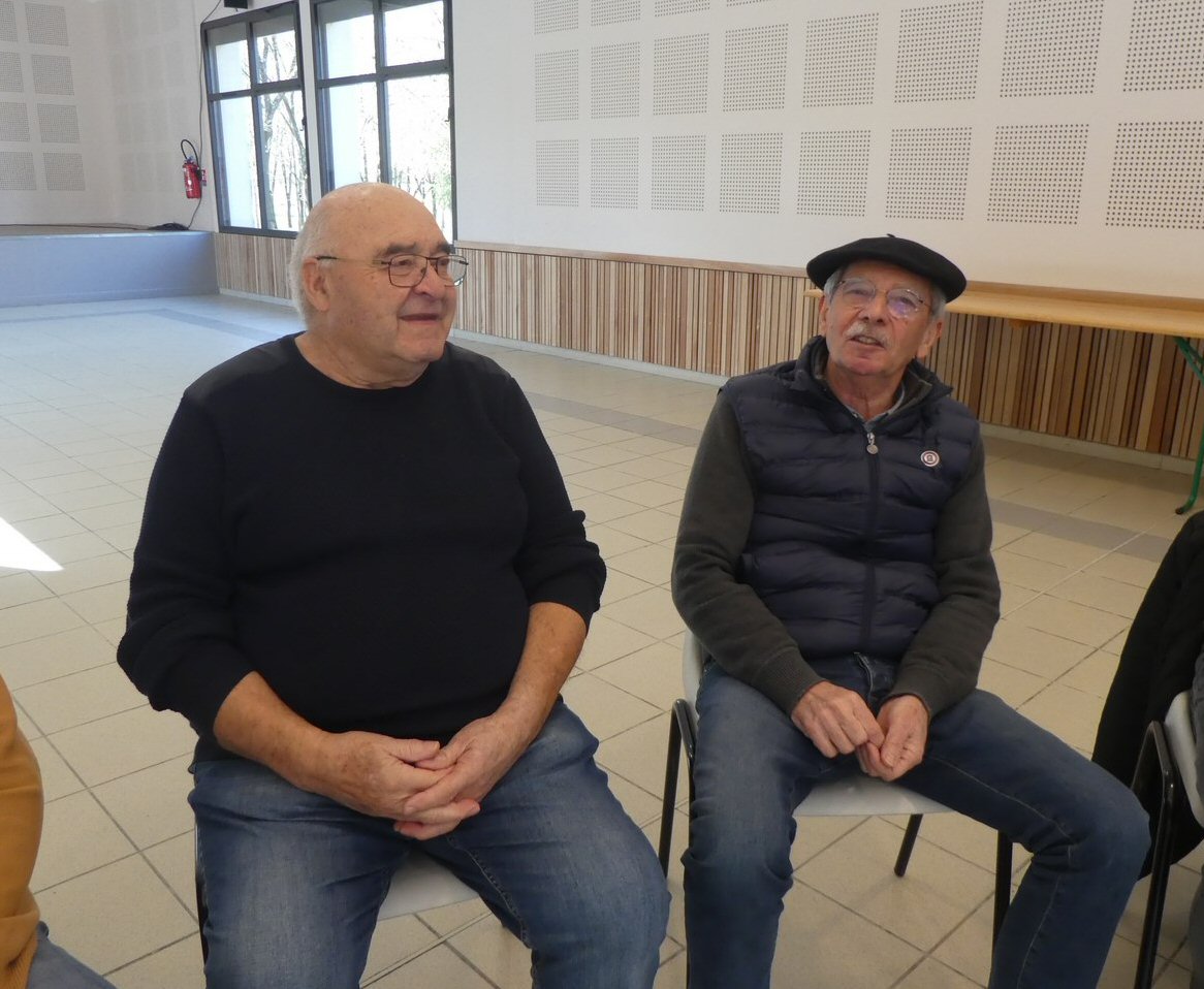 J-Claude Navarro le responsable et Max Balas le maire