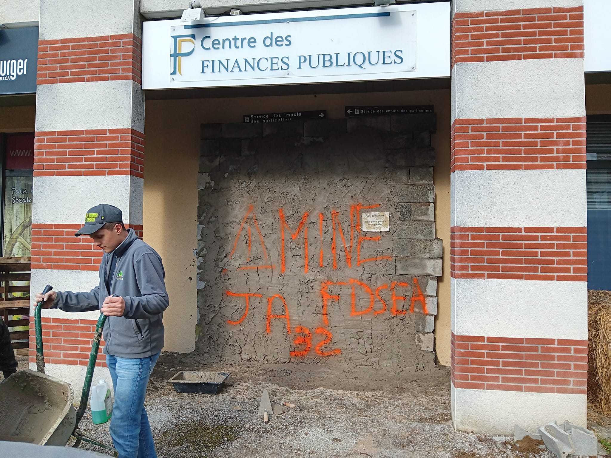Dorian Massaglia, Président des Jeunes Agriculteurs à l'oeuvre