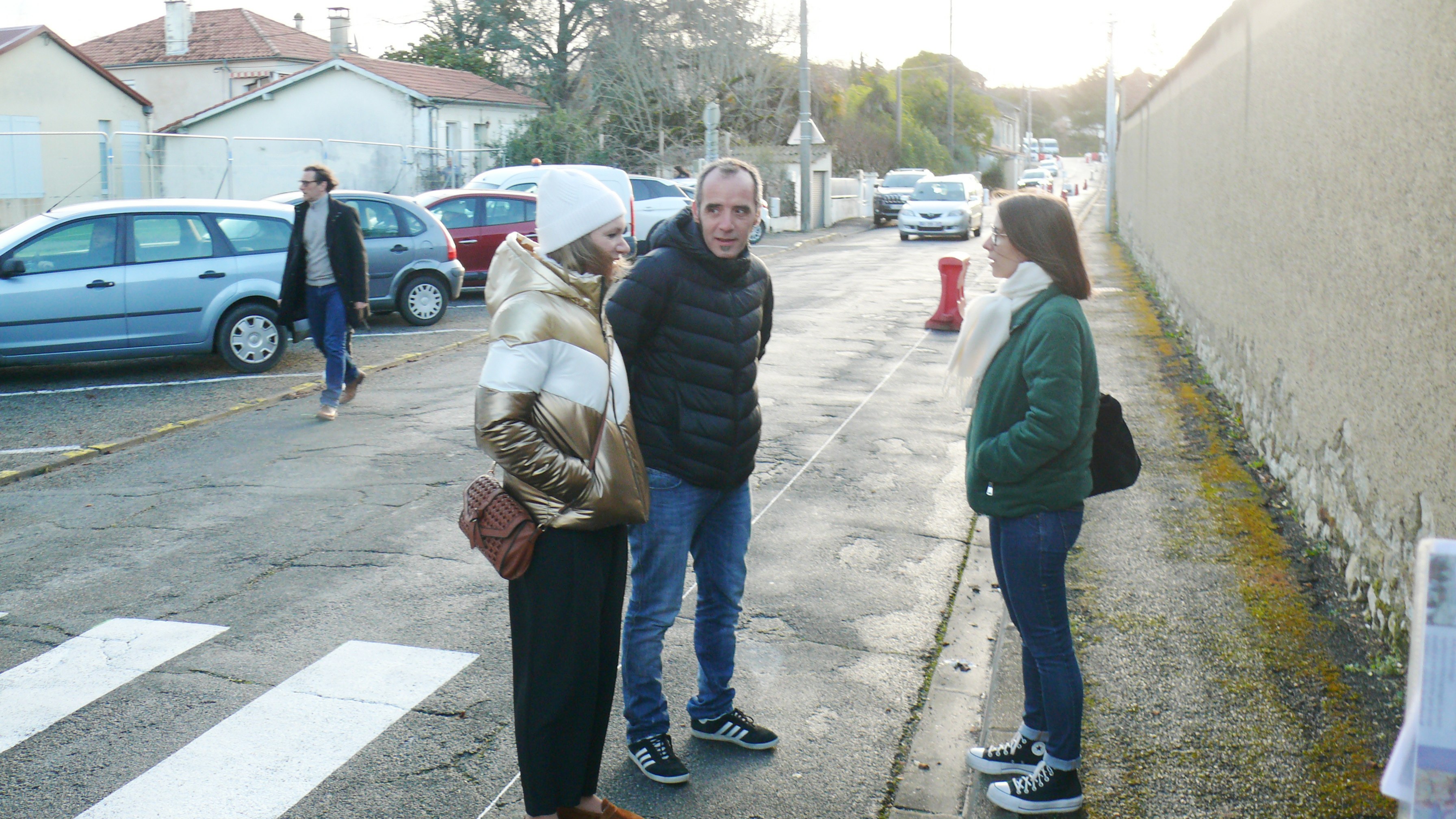 Charline Dumont et les responsables du service Education étaient sur les lieux.