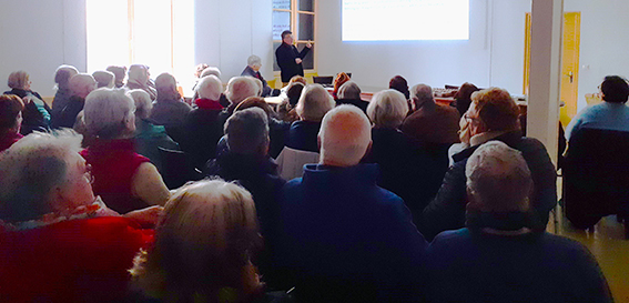 plaisance Conférence Cadets le public attentif