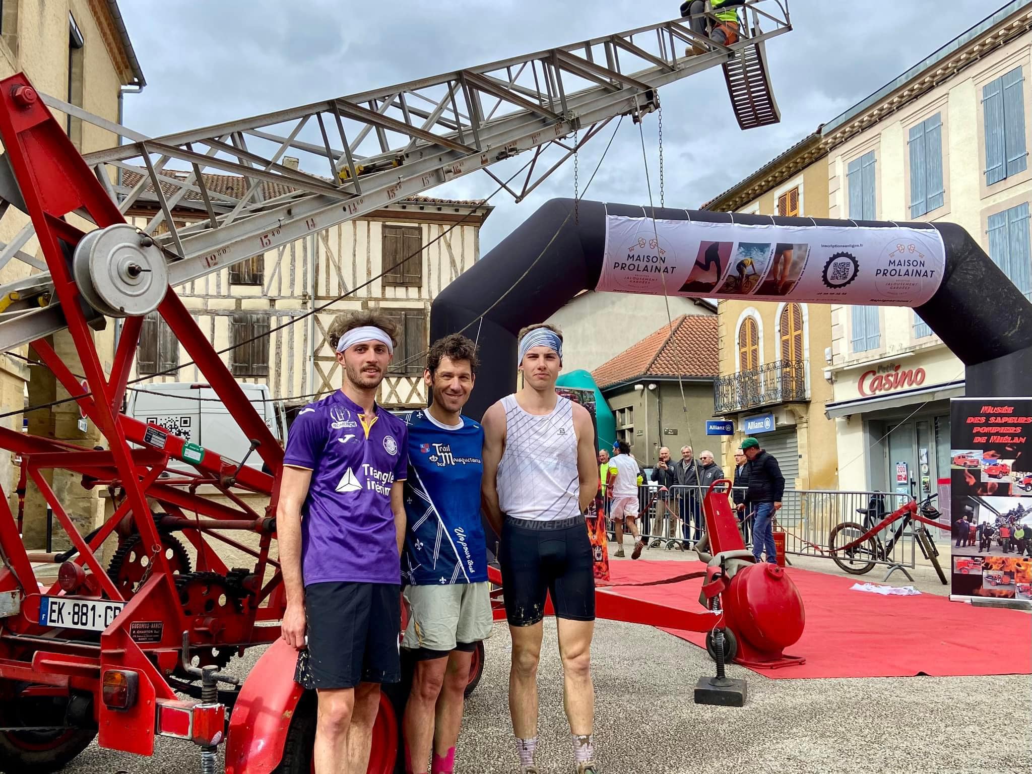Podium masculin du Vascotrial 2024.