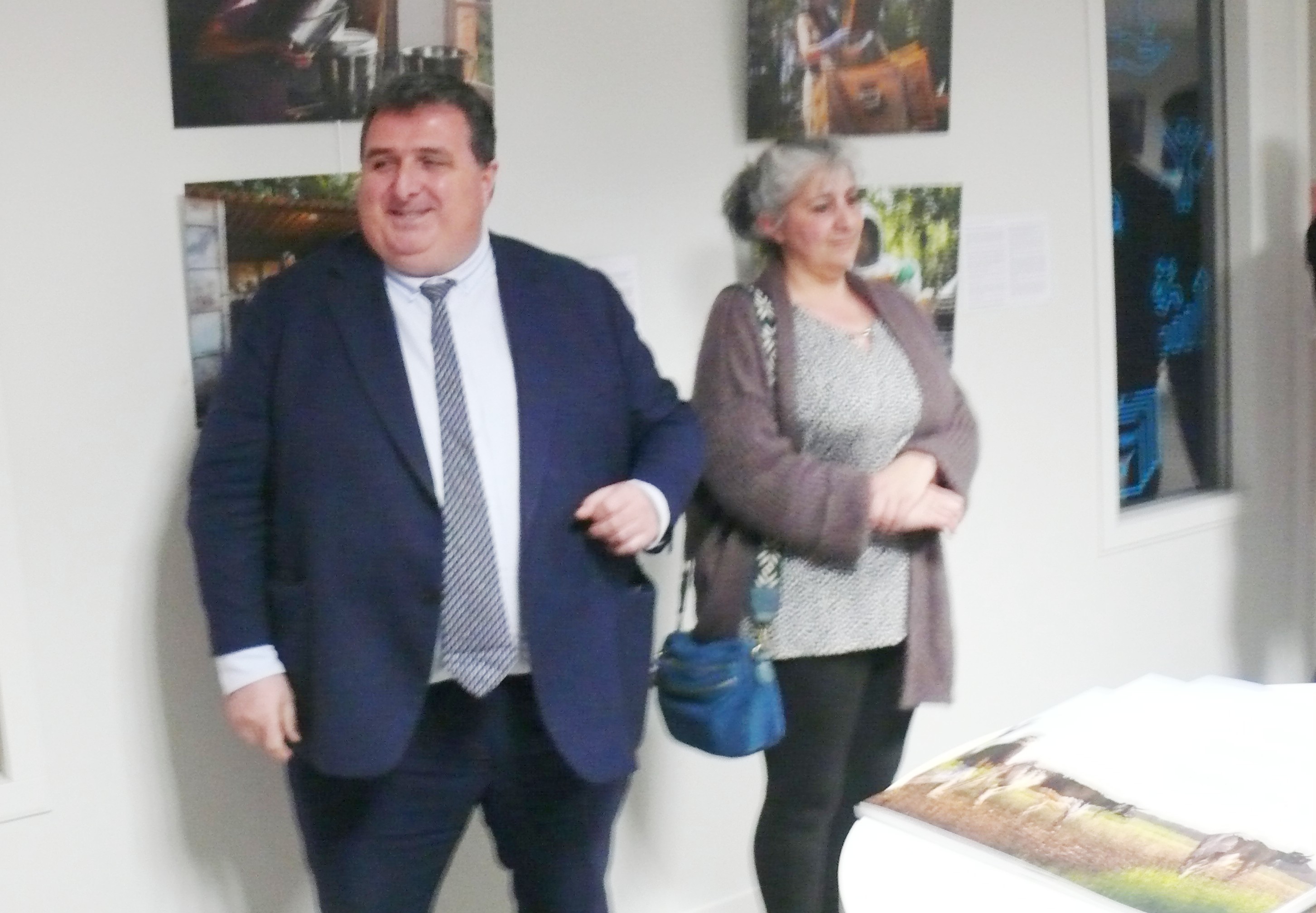 David Taupiac et Françoise Sachdé.