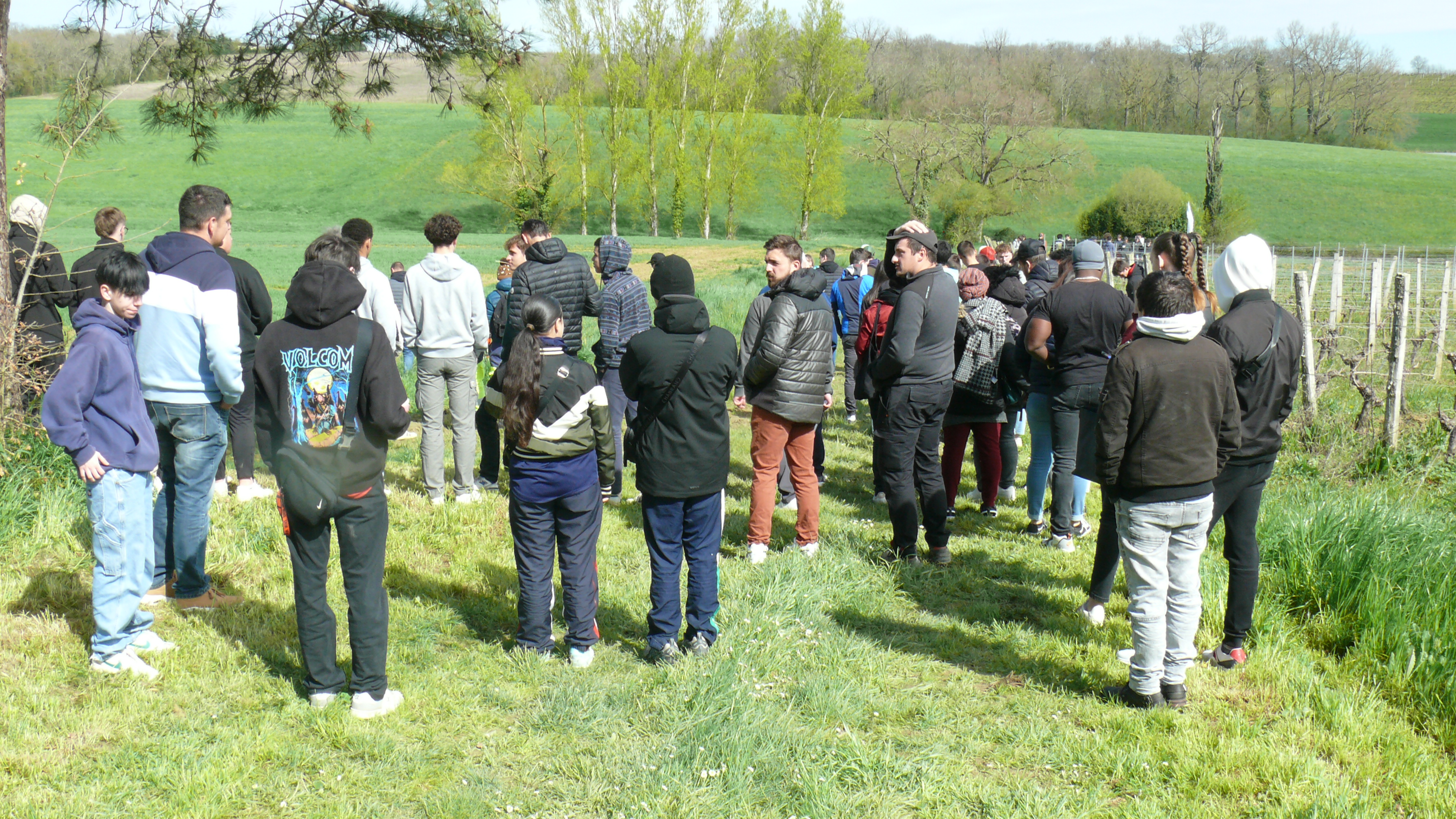 Les lycéens étaient attentifs aux démonstrations.