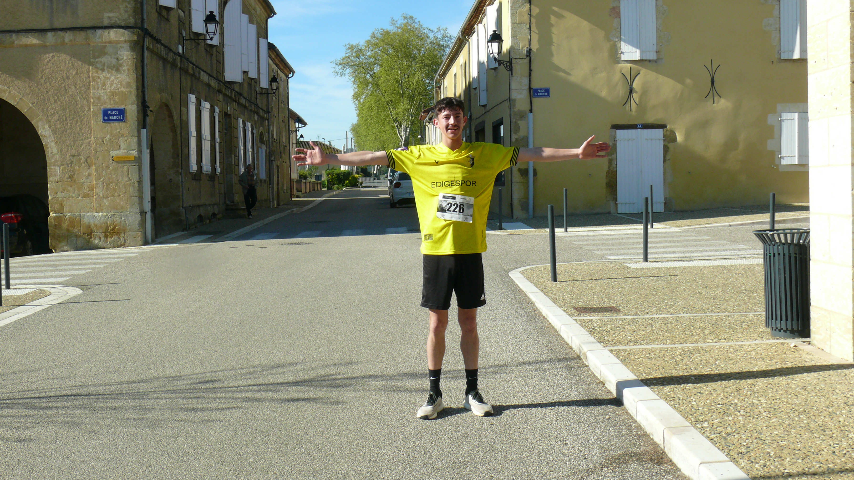 Heureux Mathieu Maumus, vainqueur des 7,5 km.