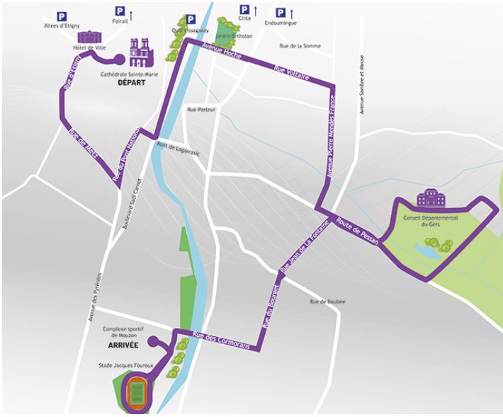 Plan du circuit.