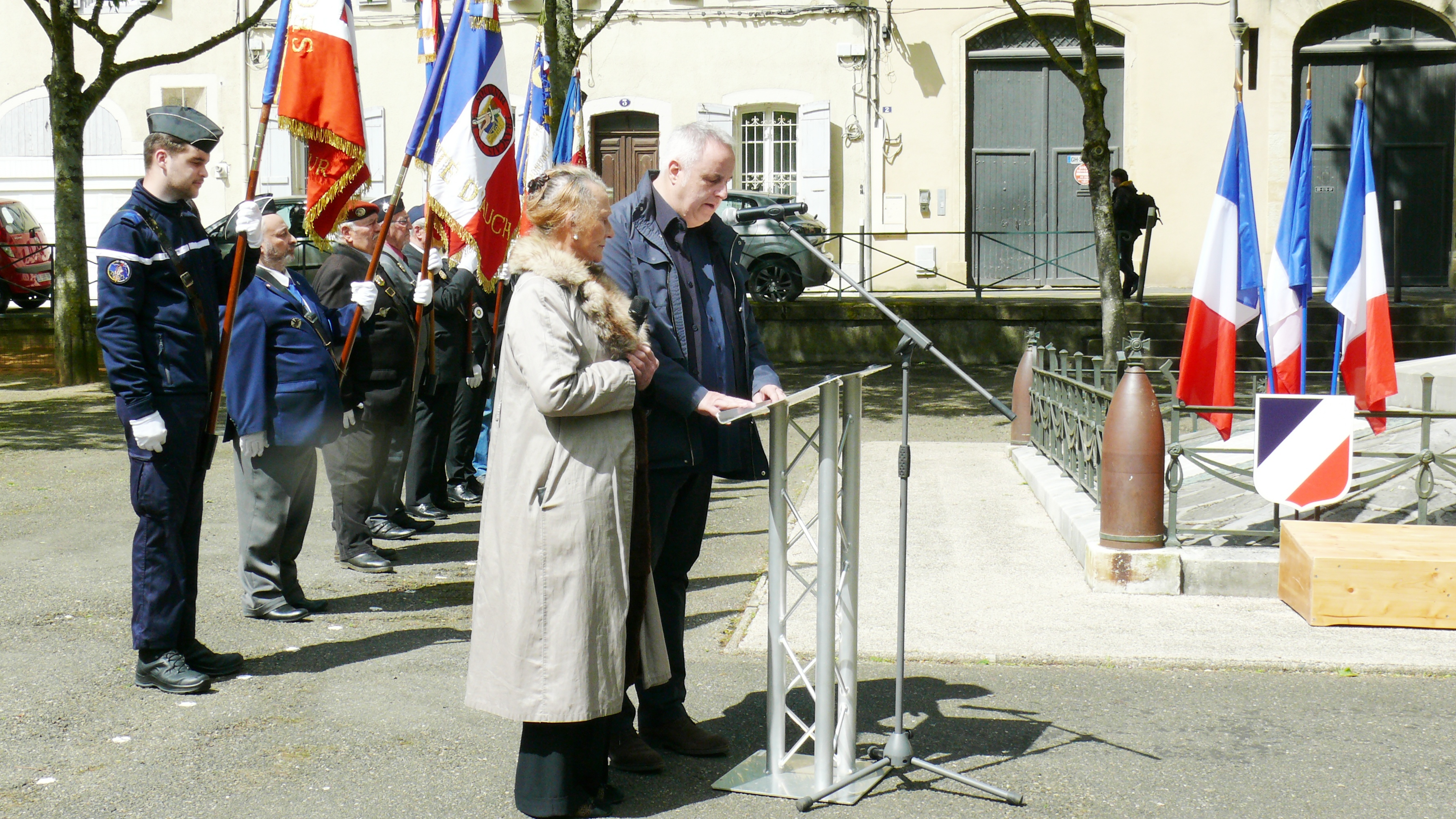 Appel des déportés par Claude Dilhat et Michel Weber.