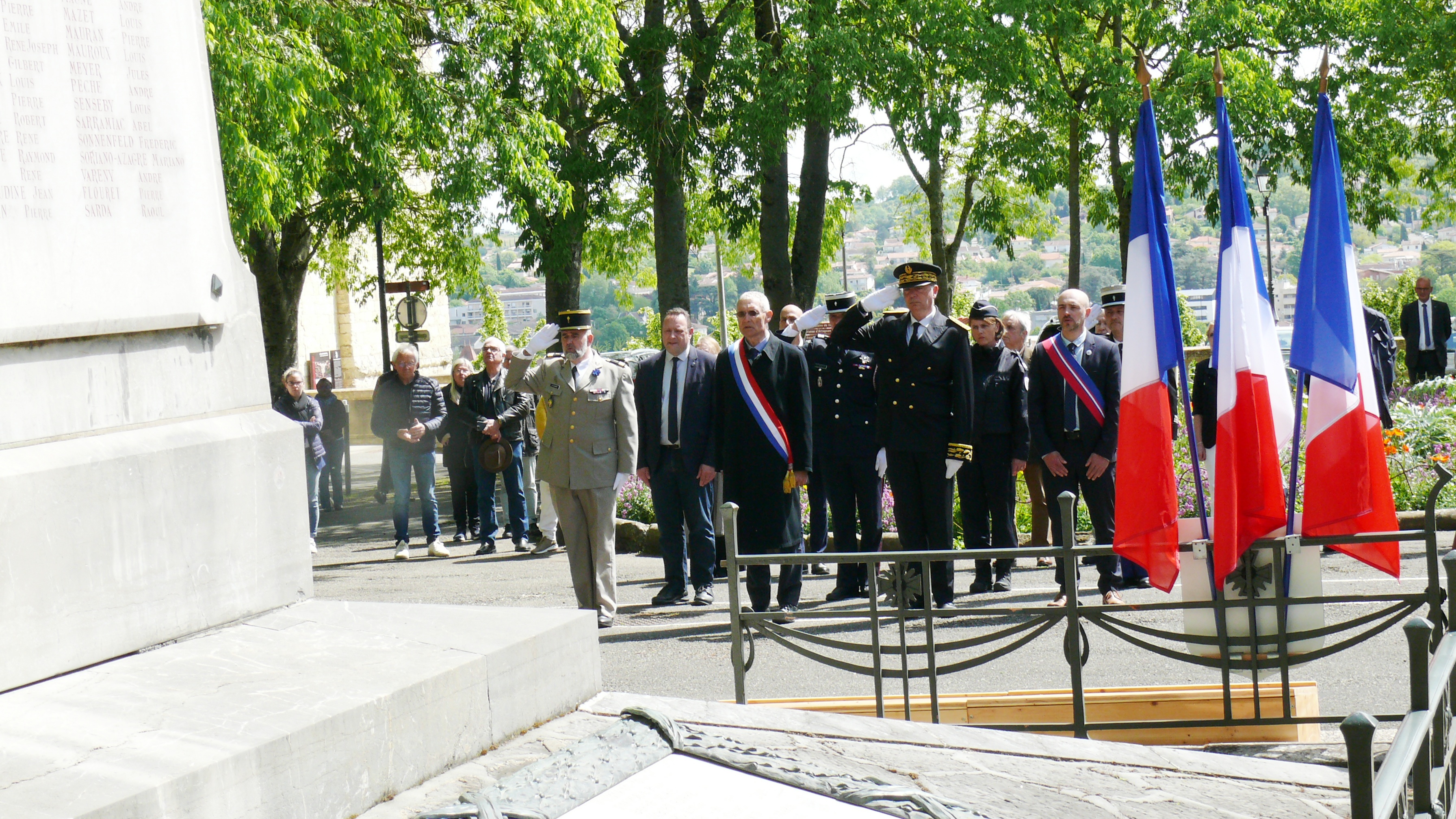 Fin de la cérémonie.