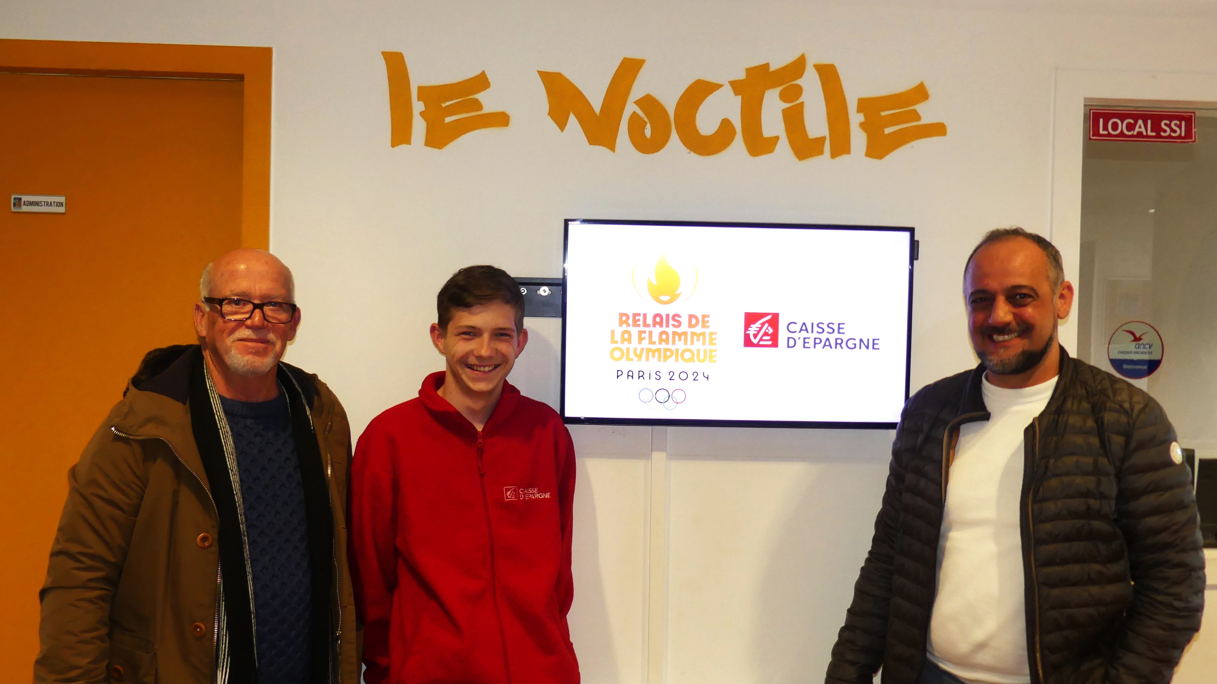 Jean-Marc Inisan président de l'ALOJEG, Steven, Ali Zarrik directeur.