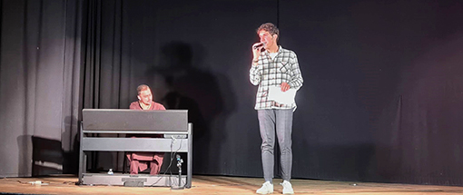 slam Maël et Mohan au piano