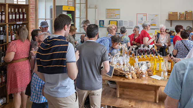 grand l'intérêt pour les produits de l'épicerie