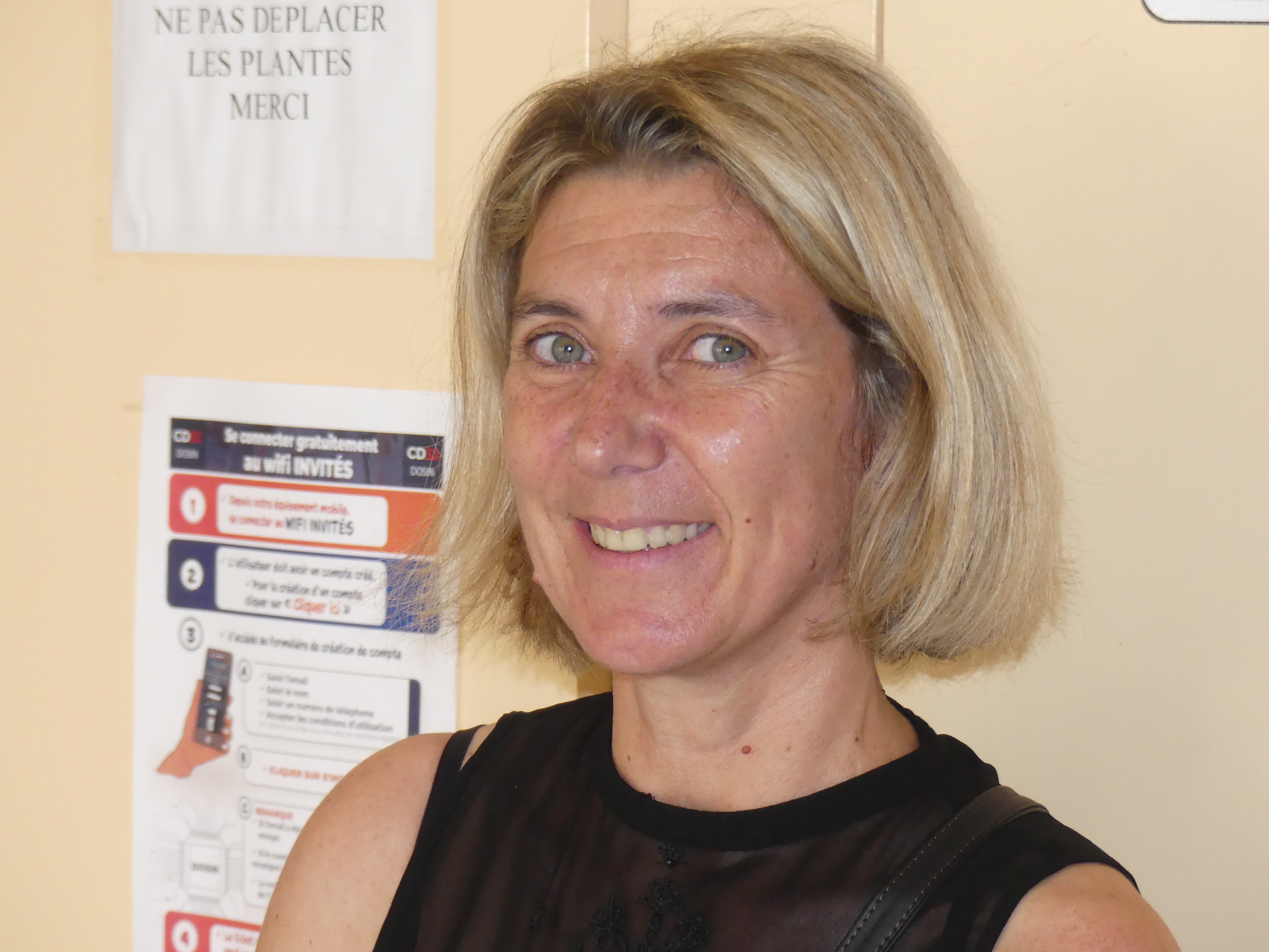 Christelle Cases tutrice de Julia au Conseil Départemental