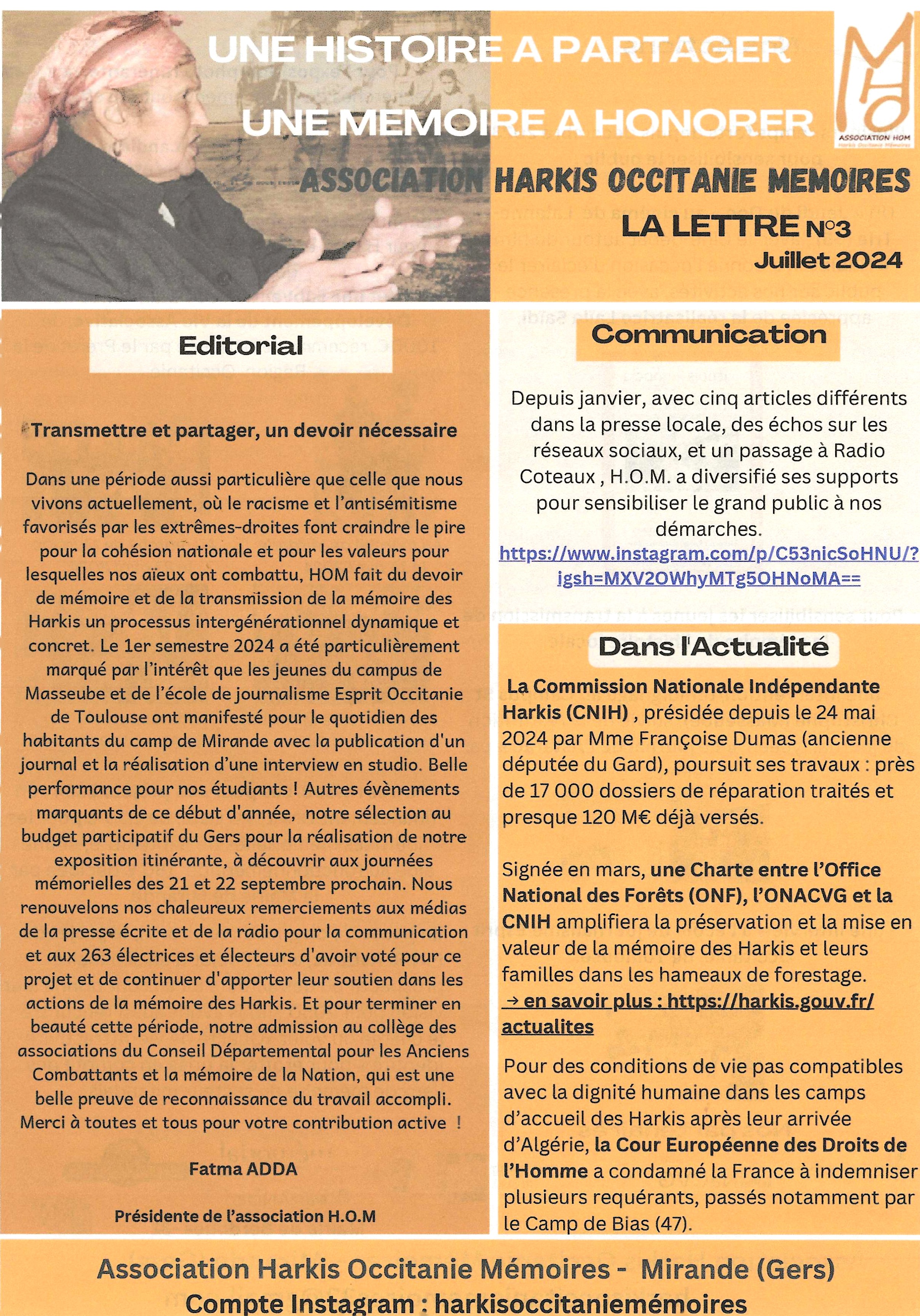 Infolettre N°3 page 1