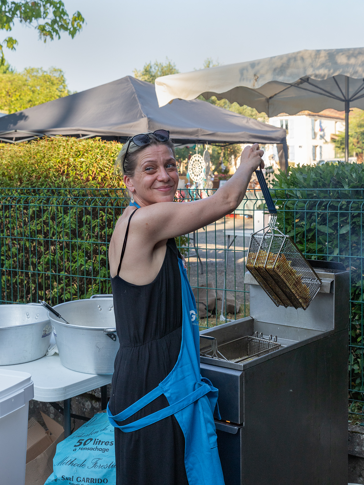 Véronique Champomier, qui fait des bonnes frites