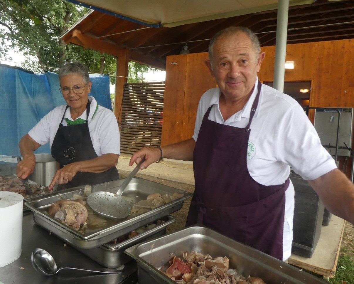 Les deux  chefs , Chouchou et Bernard