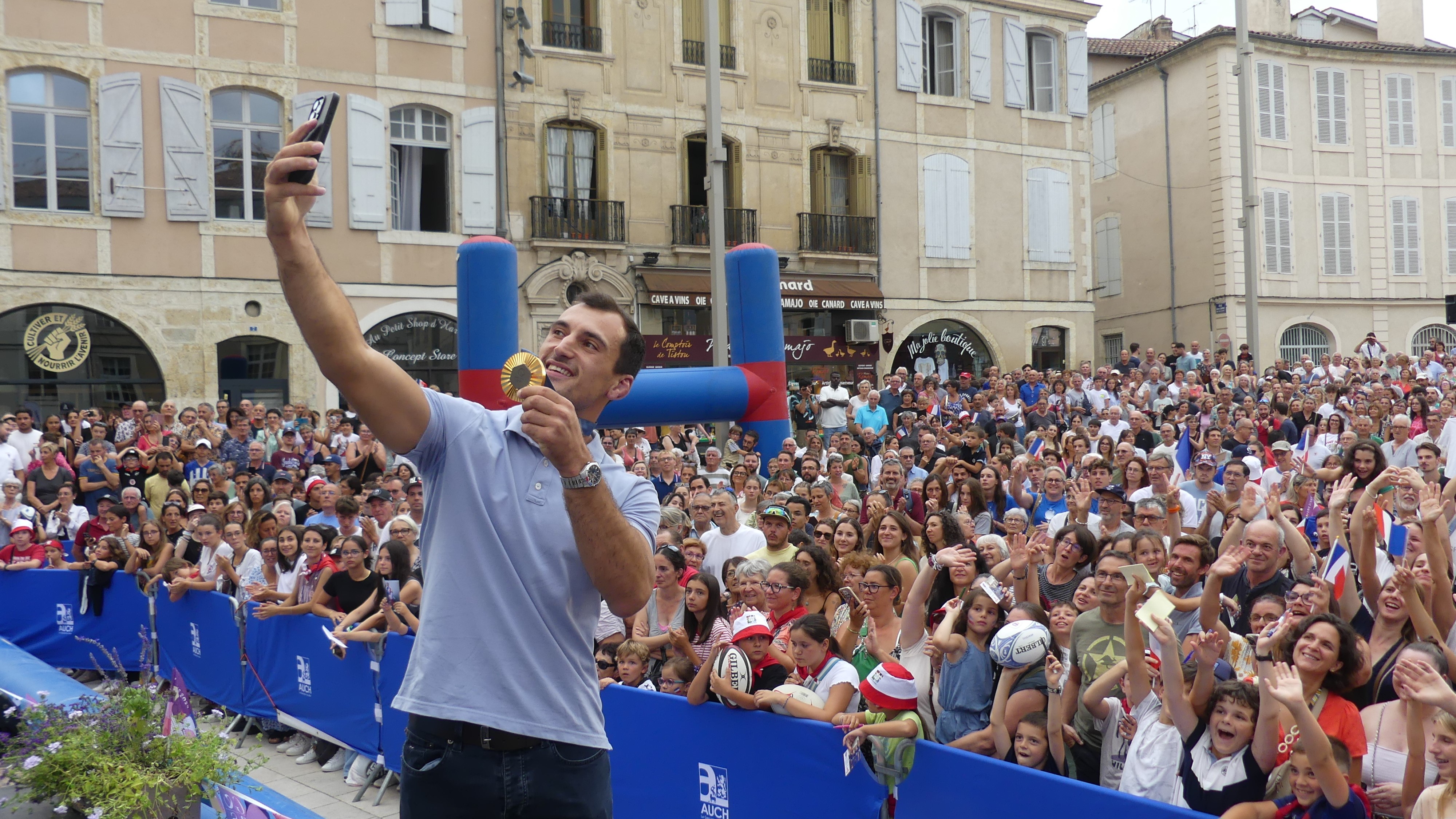 Le selfie olympique