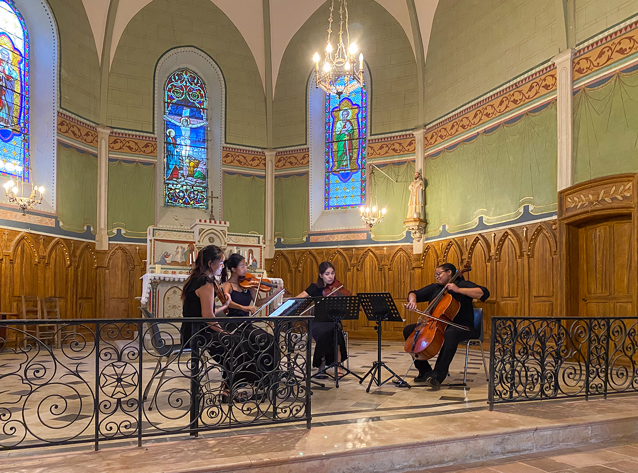 Lucy Kim, Abigail Yoon (violons), Waverly Long, alto et Kaillie Holliday, violoncelle