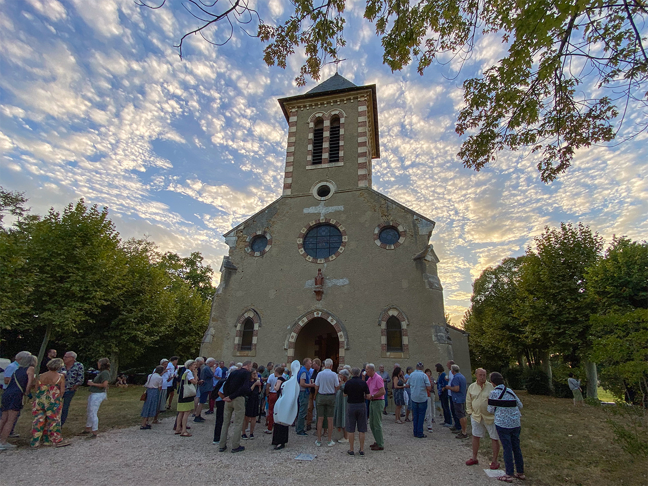 un verre d'amitié après le concert