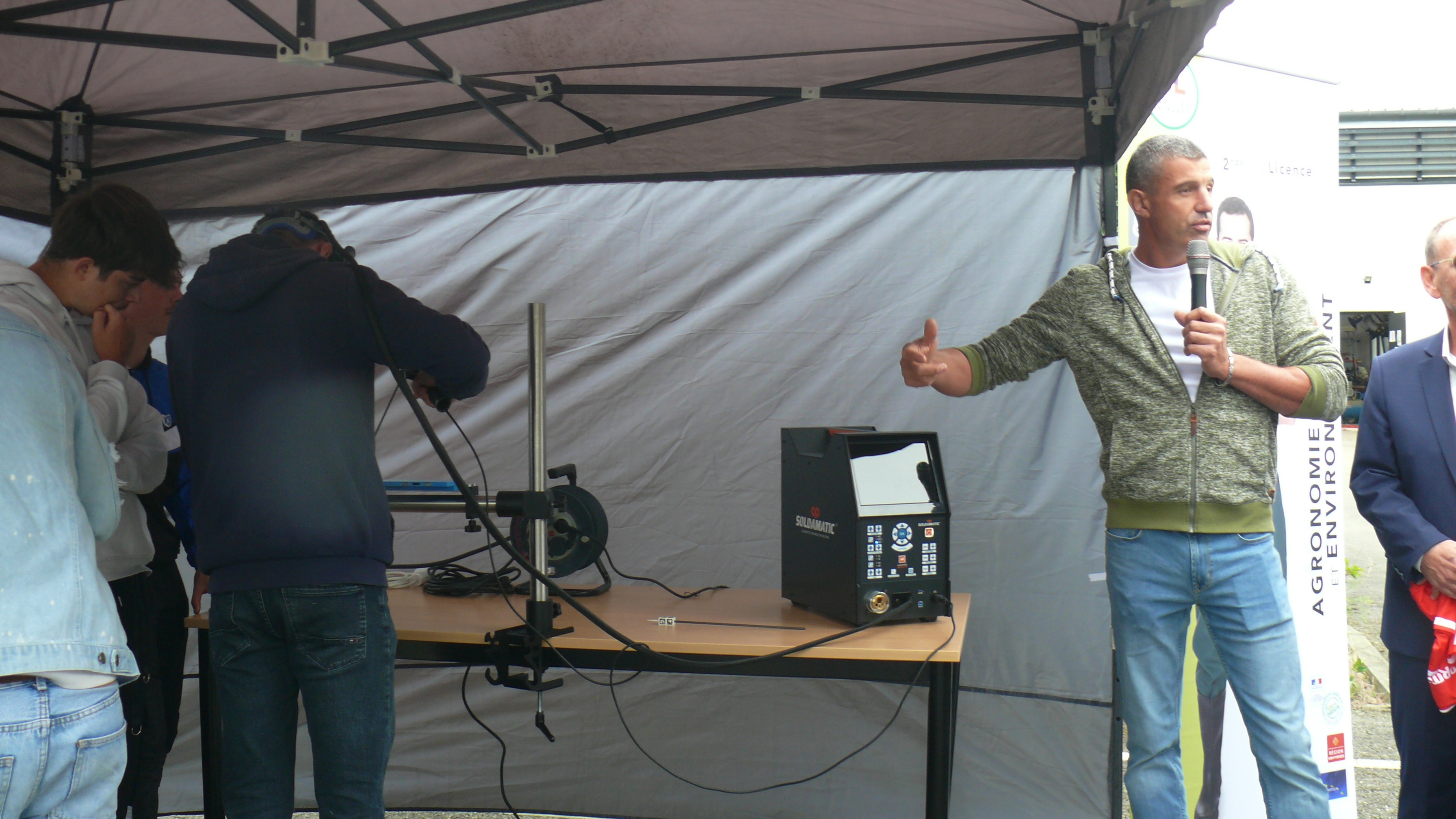Présentation du simulateur de soudure virtuelle.