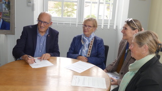 Jean-François Rousse, Lilou Patelli,Valérie Sangay et Eliane Lhari Deranlot