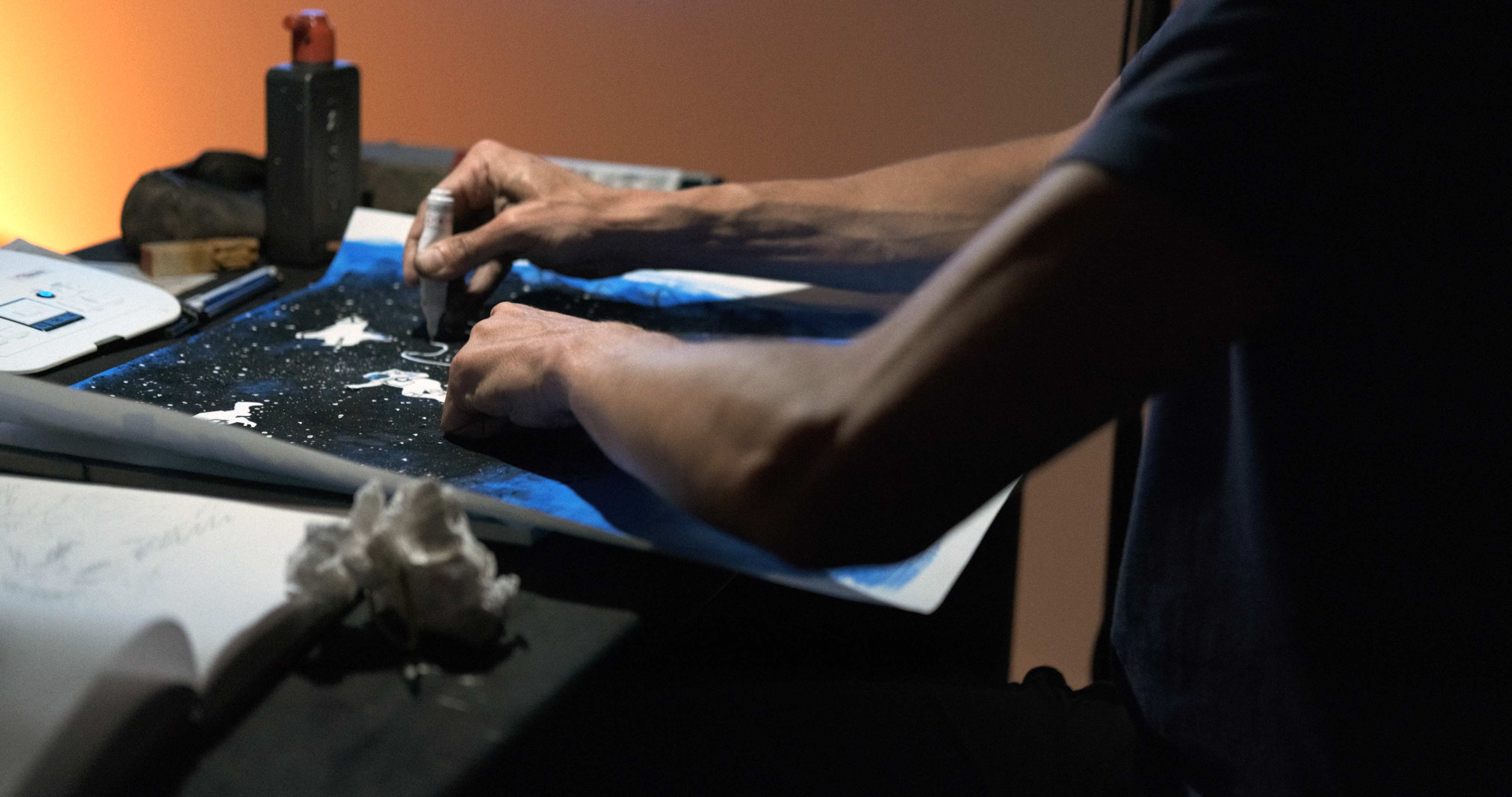 Guillaume Trouillard qui dessine