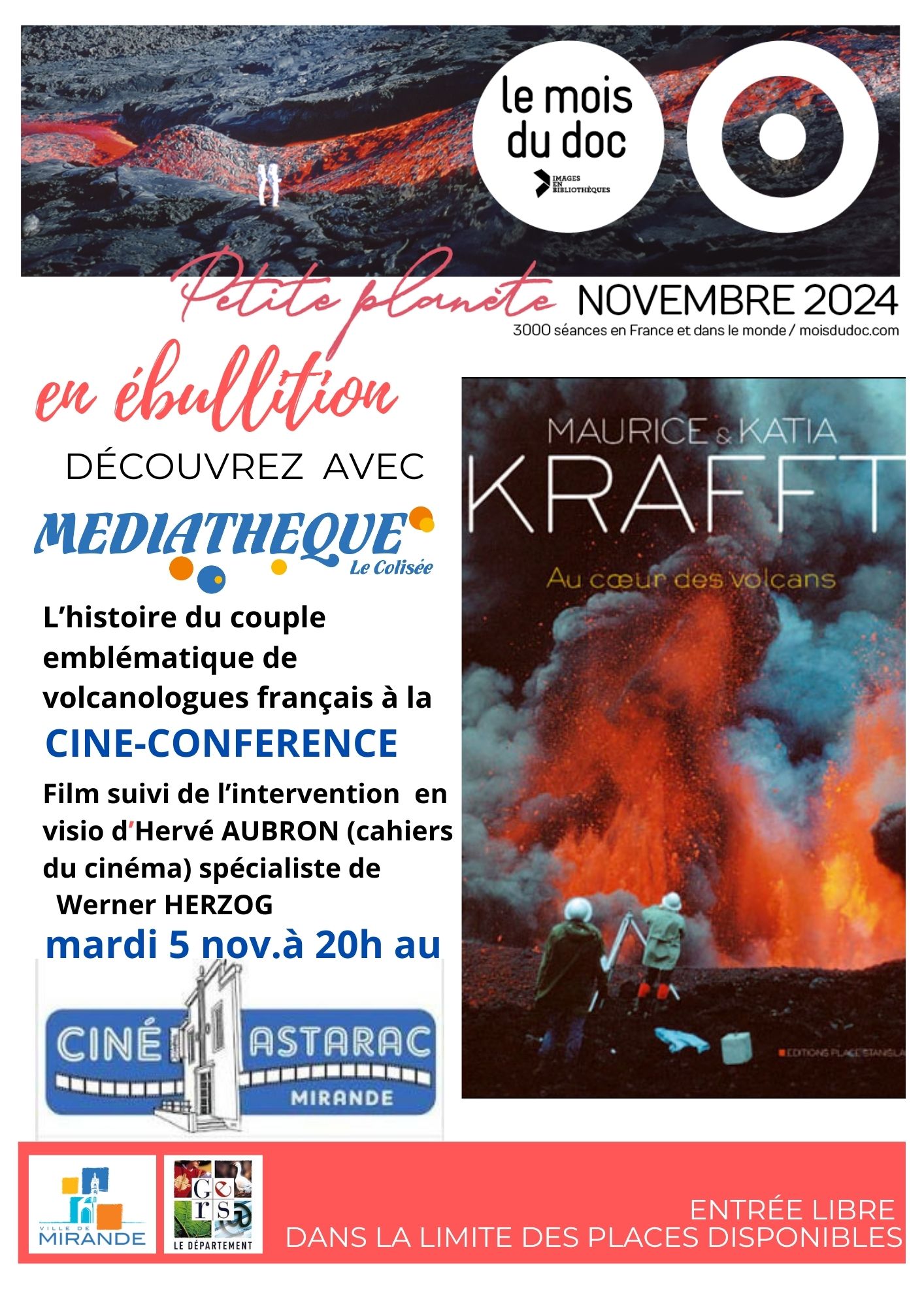 Au cœur des volcans : Requiem pour Katia et Maurice Krafft