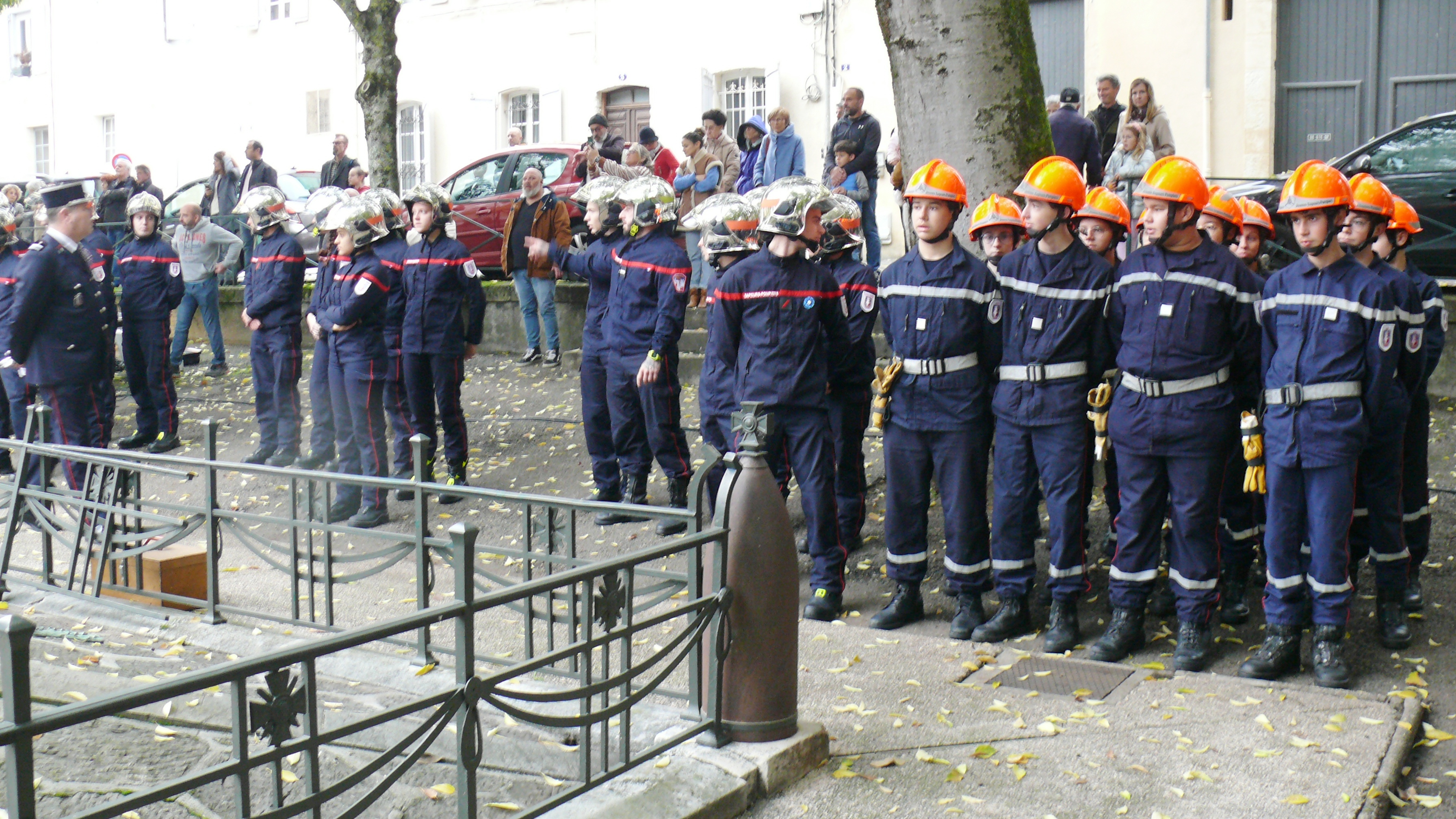 Jeunes pompiers.