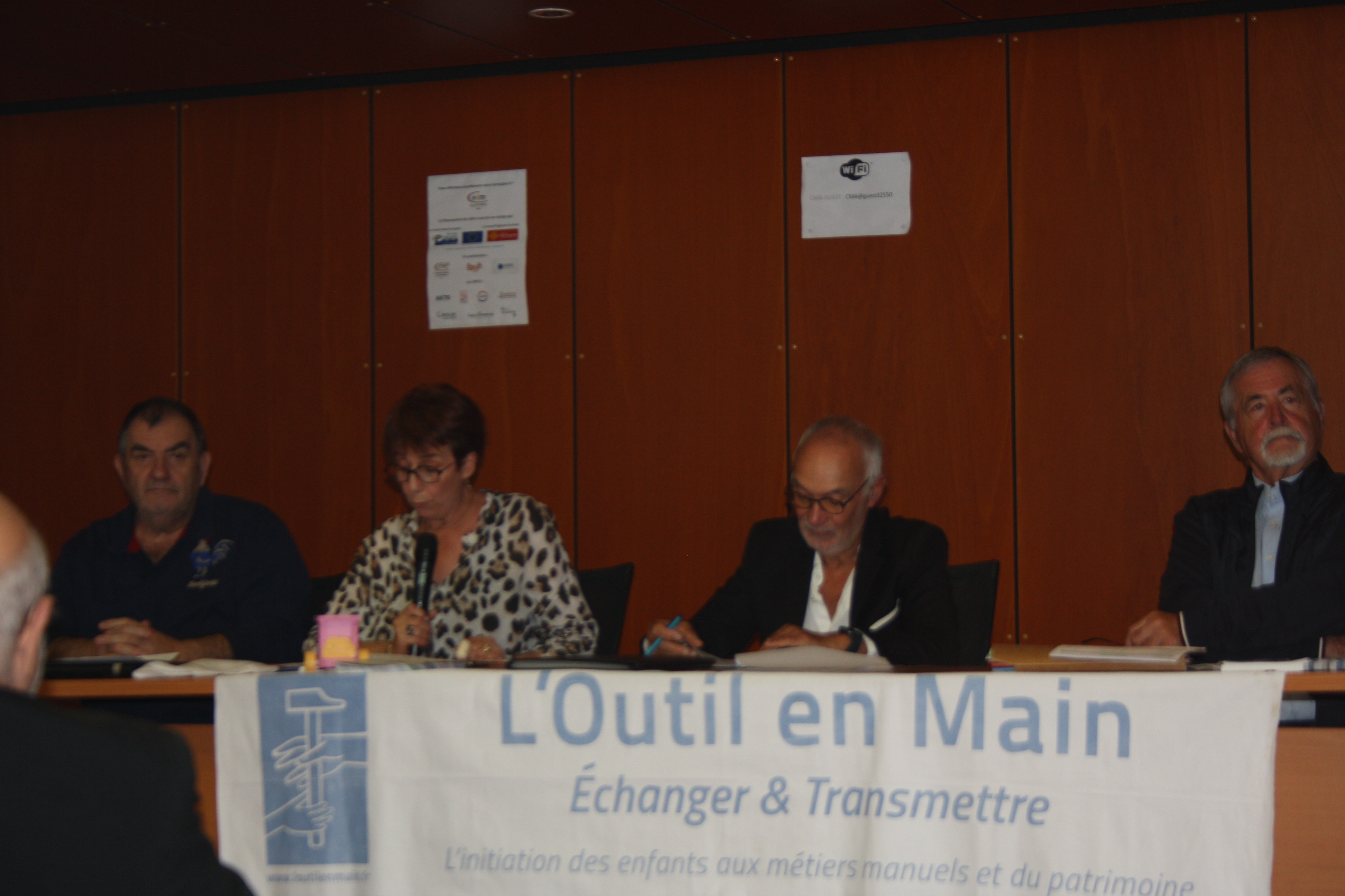 Le rapport d'activités par Mme Sylvette Saint Laurent