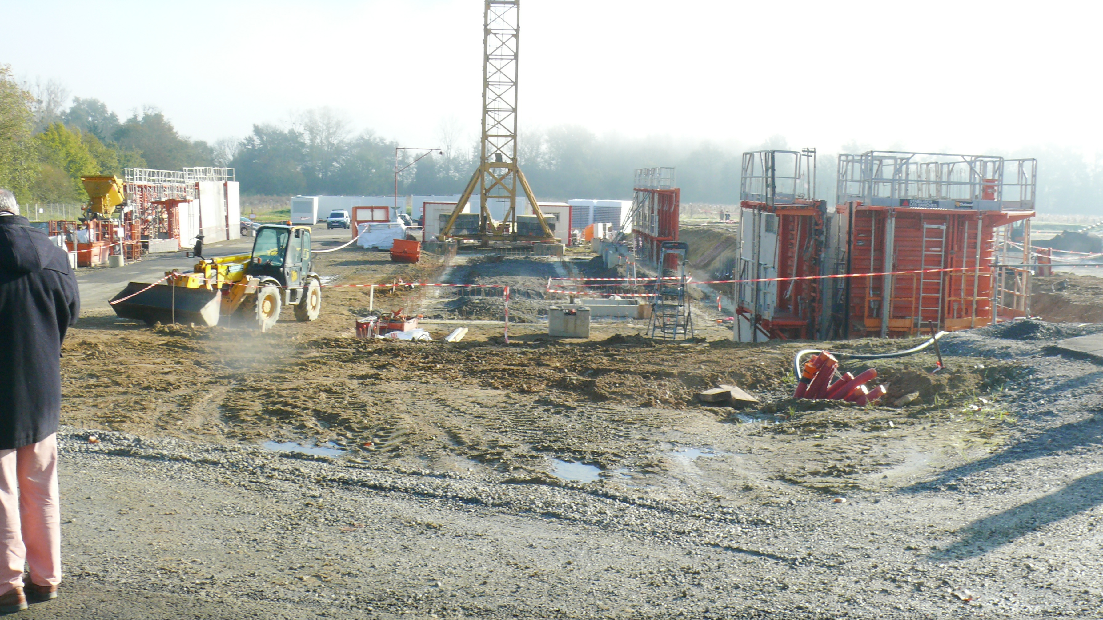Vue du Chantier.
