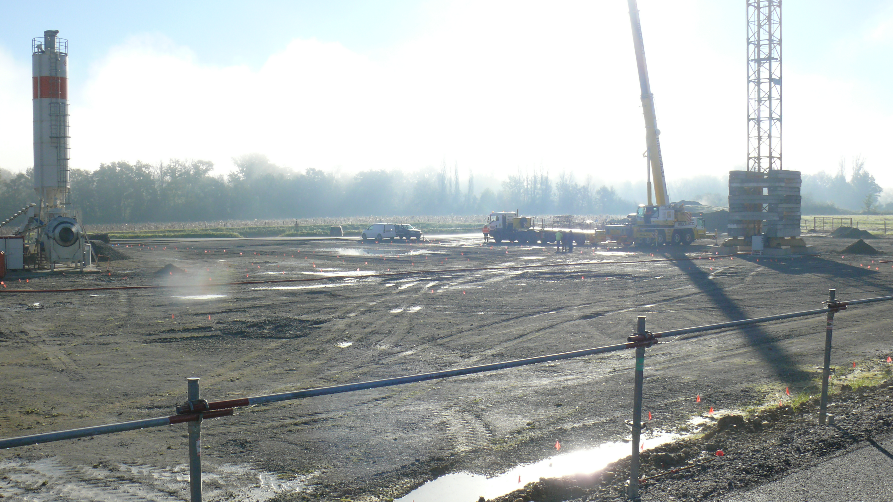 Vue du chantier.