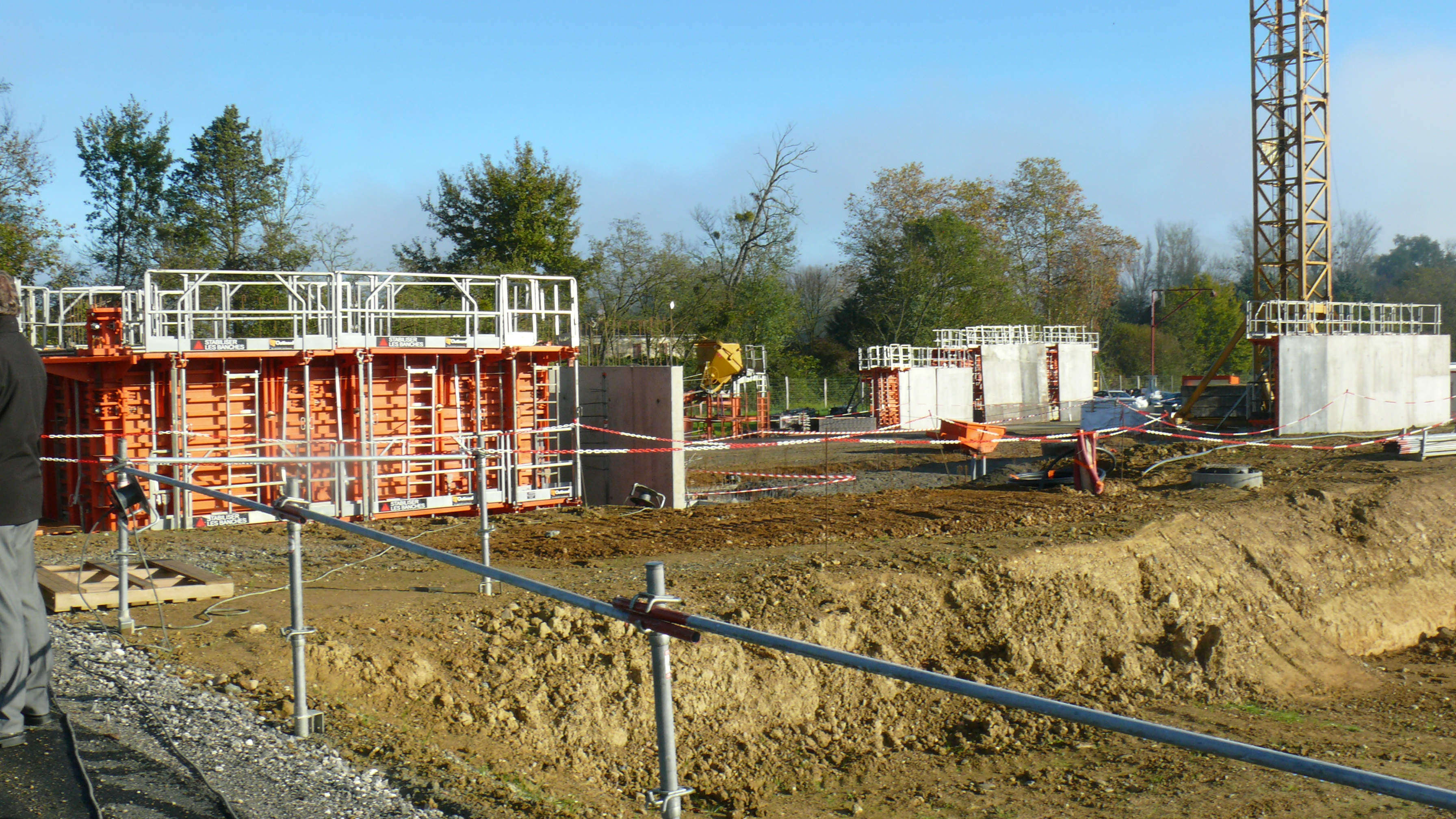 Vue du Chantier.