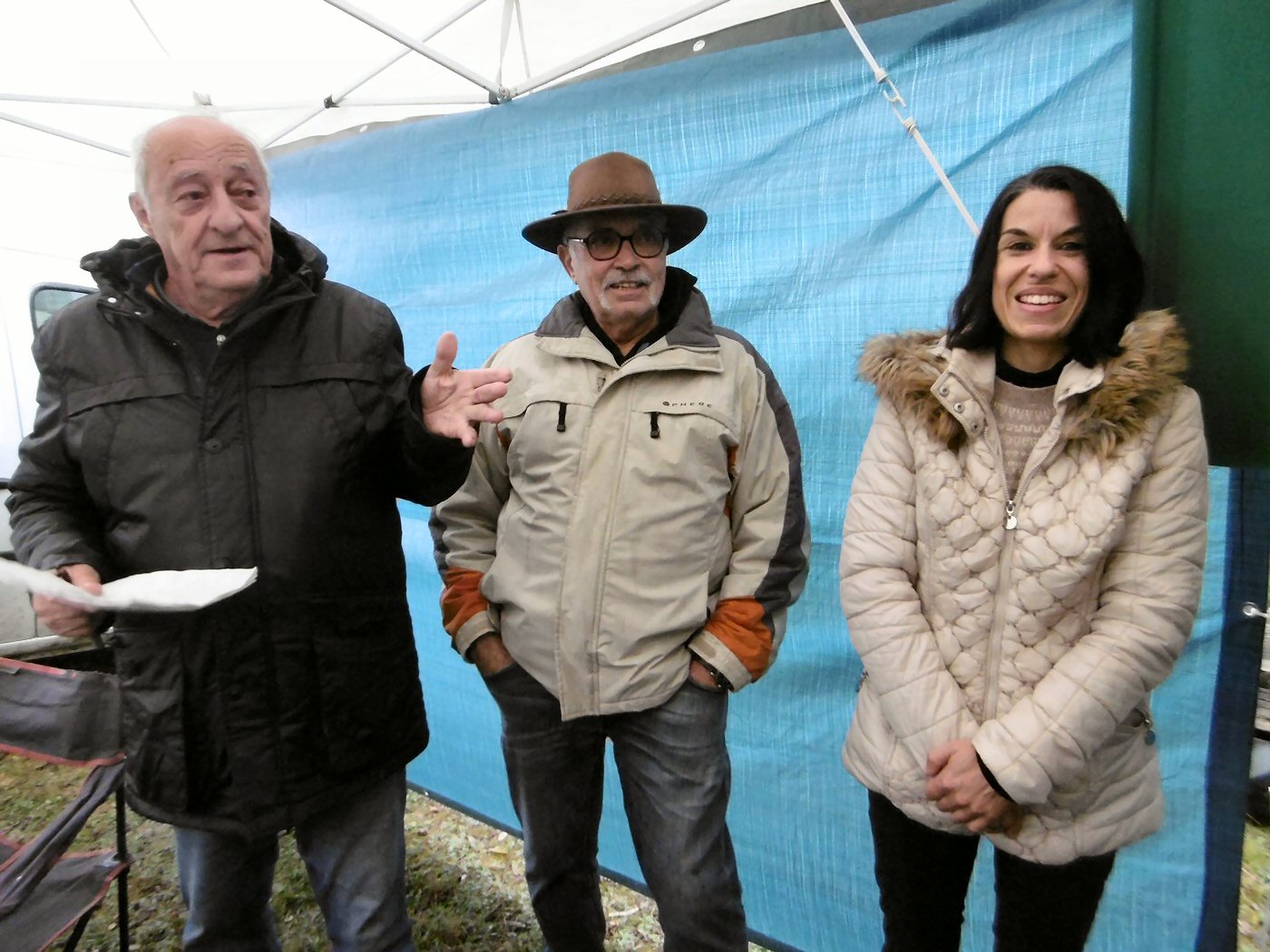 Didier Peffer, René Loubet et Sandrine Noté
