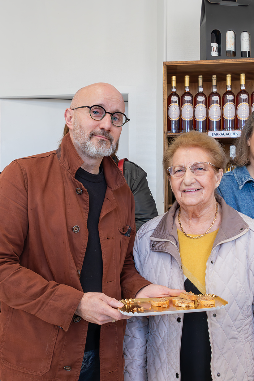 le maire Thibault Renaudin à coté de sa maman Danièle Renaudin, mairesse de 2004-2020