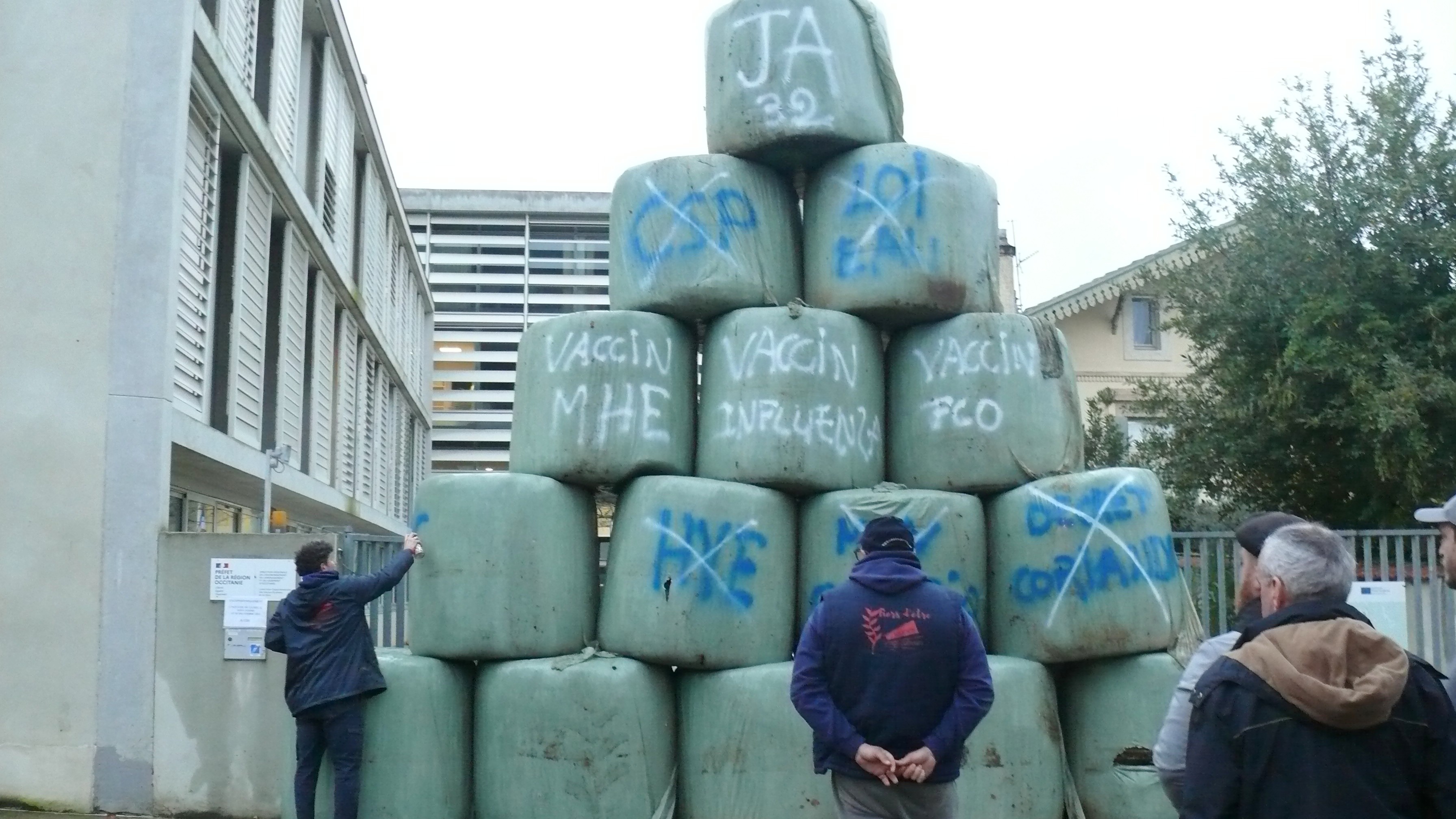 Le mur des revendications.