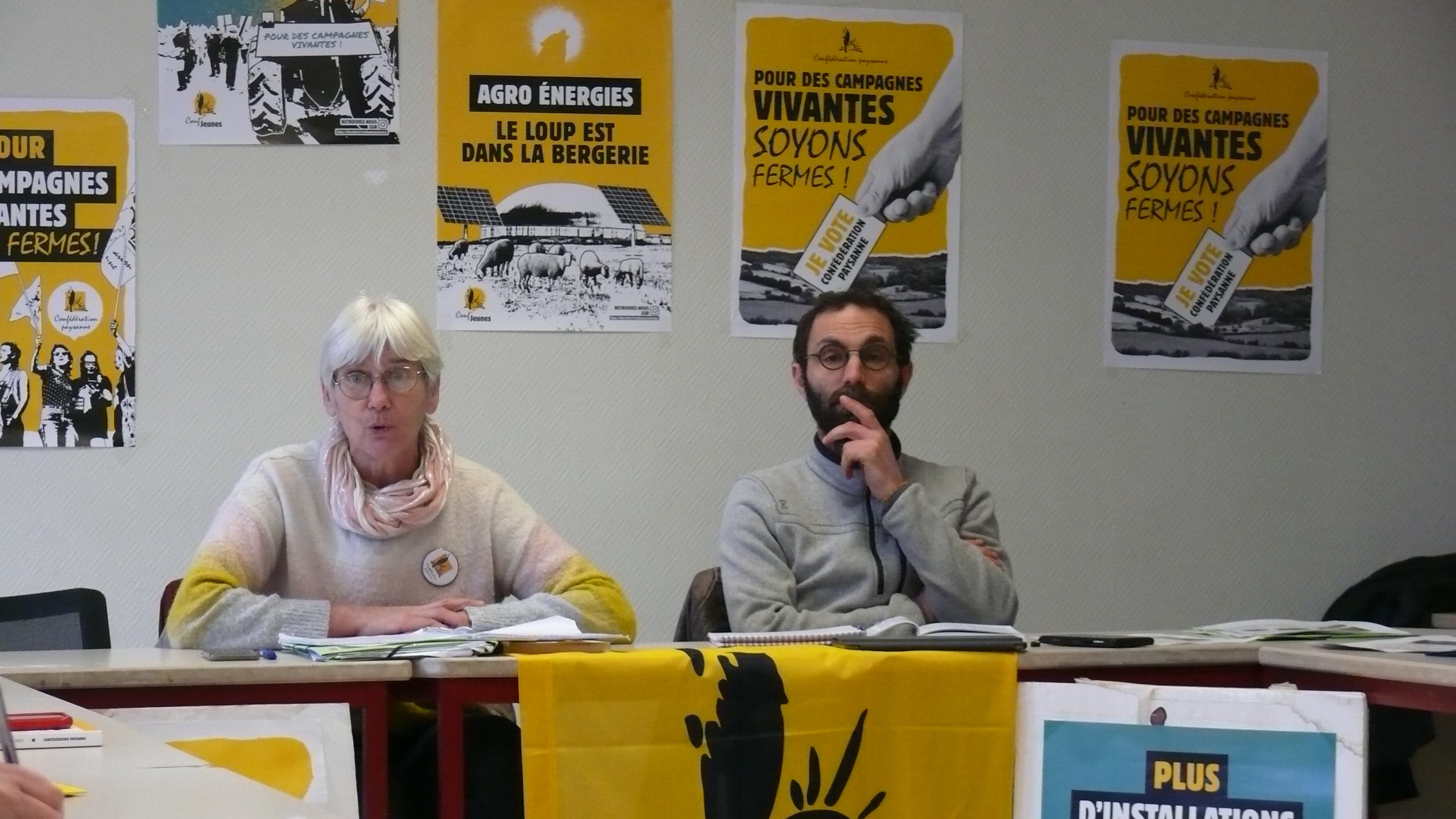 Sylvie Colas et Romain Florent.
