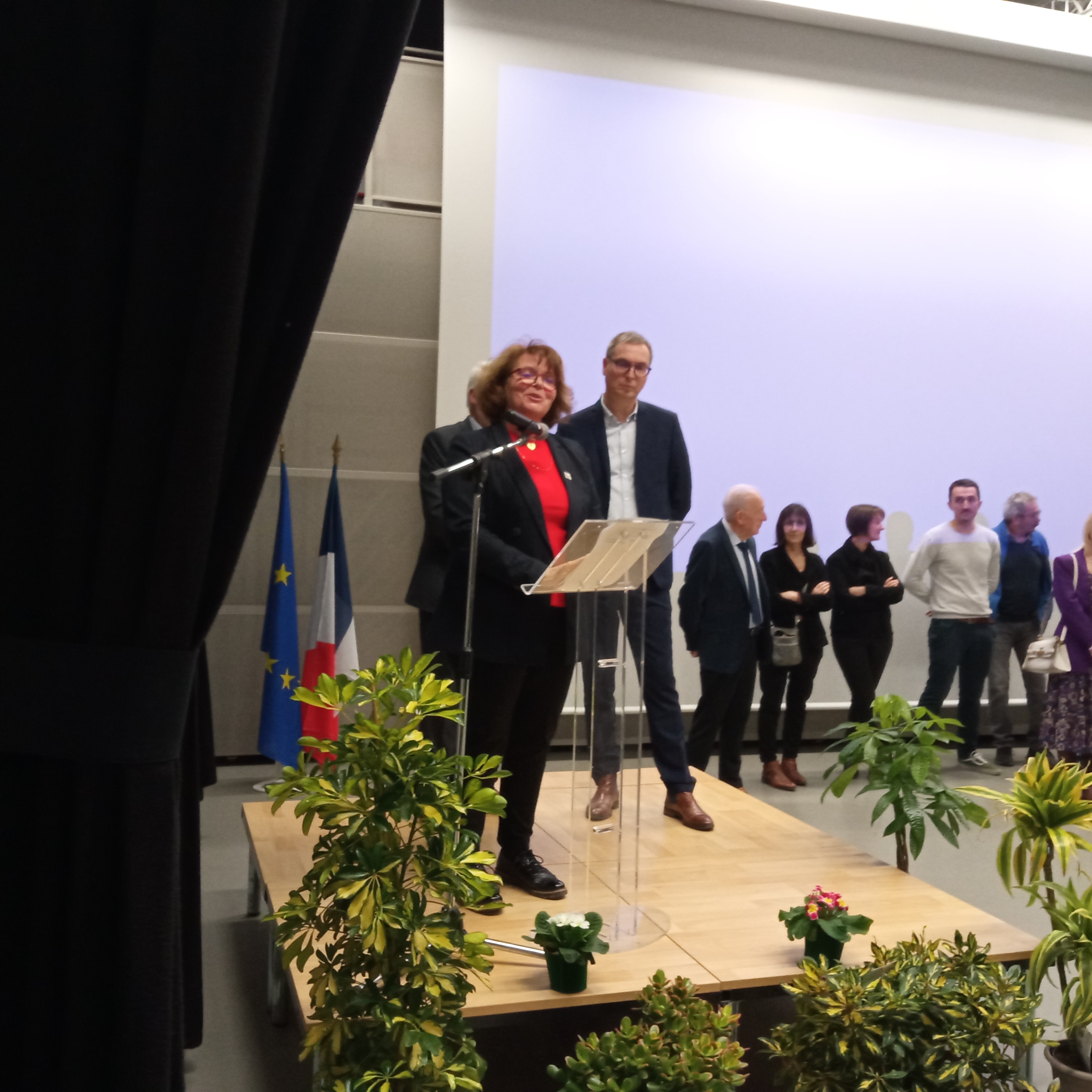 L'intervention des élus du Département