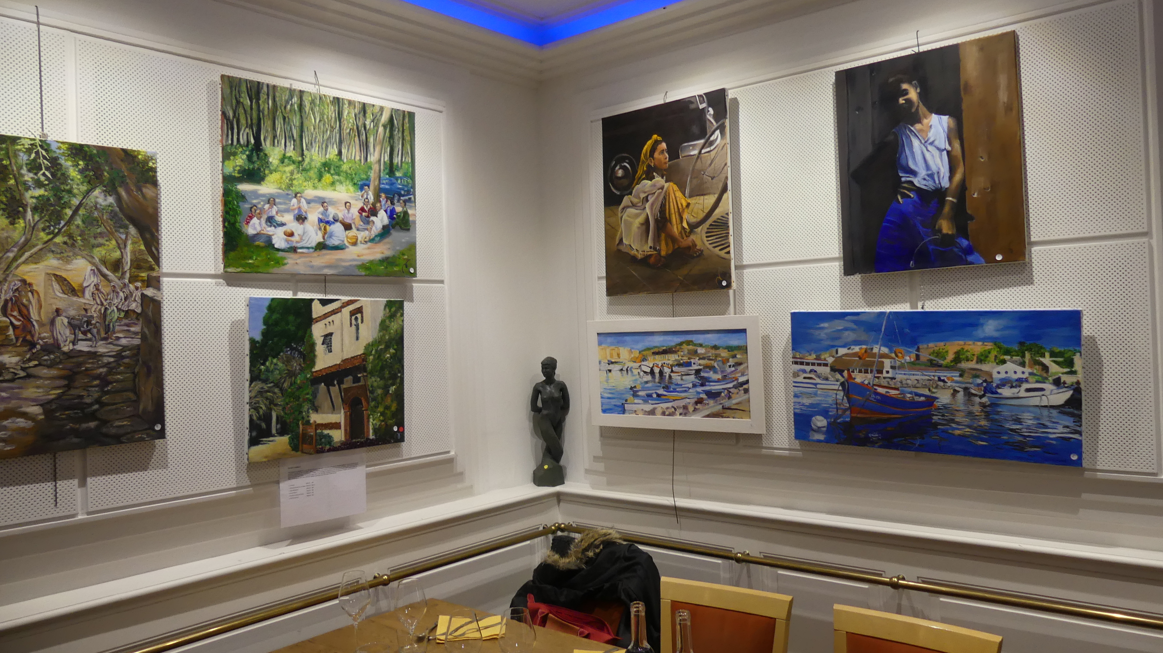 Une très belle exposition "Paysages et personnages d'Afrique du Nord"